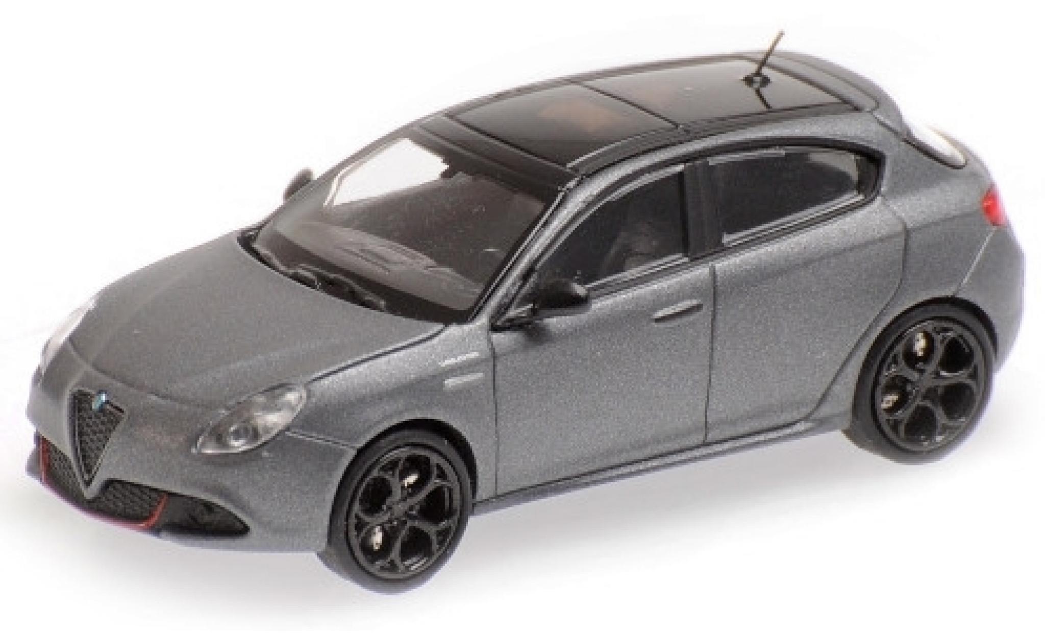 Alfa Romeo Giulietta 1/87 Minichamps Veloce grey mat 2017 diecast model cars