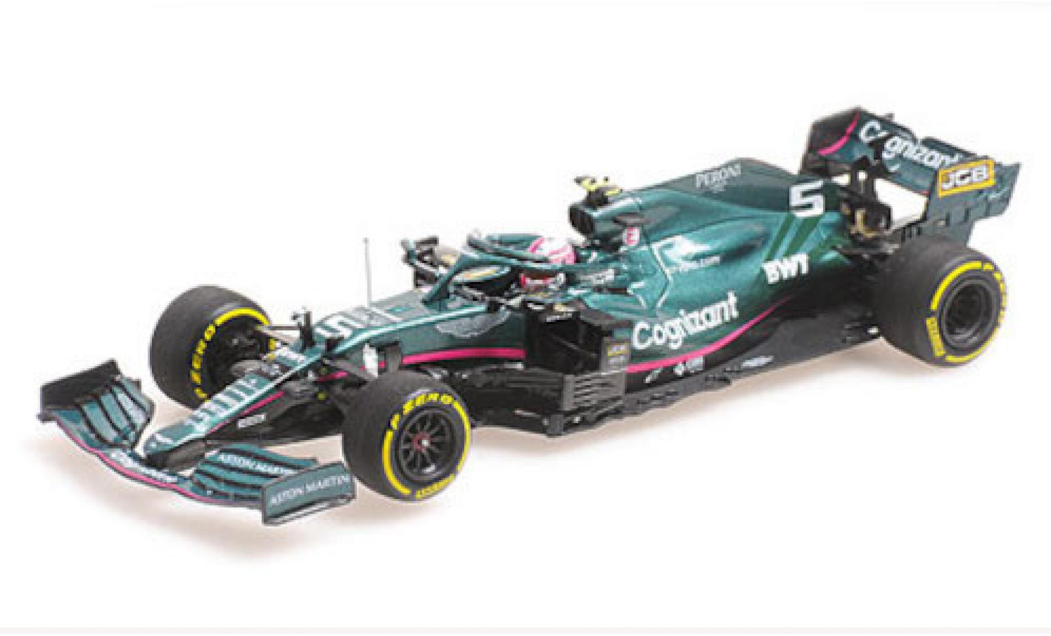Aston Martin AMR2 1/43 Minichamps 1 No.5 Cognizant F1 Team Cognizant Formel 1 GP Bahrain 2021 diecast model cars