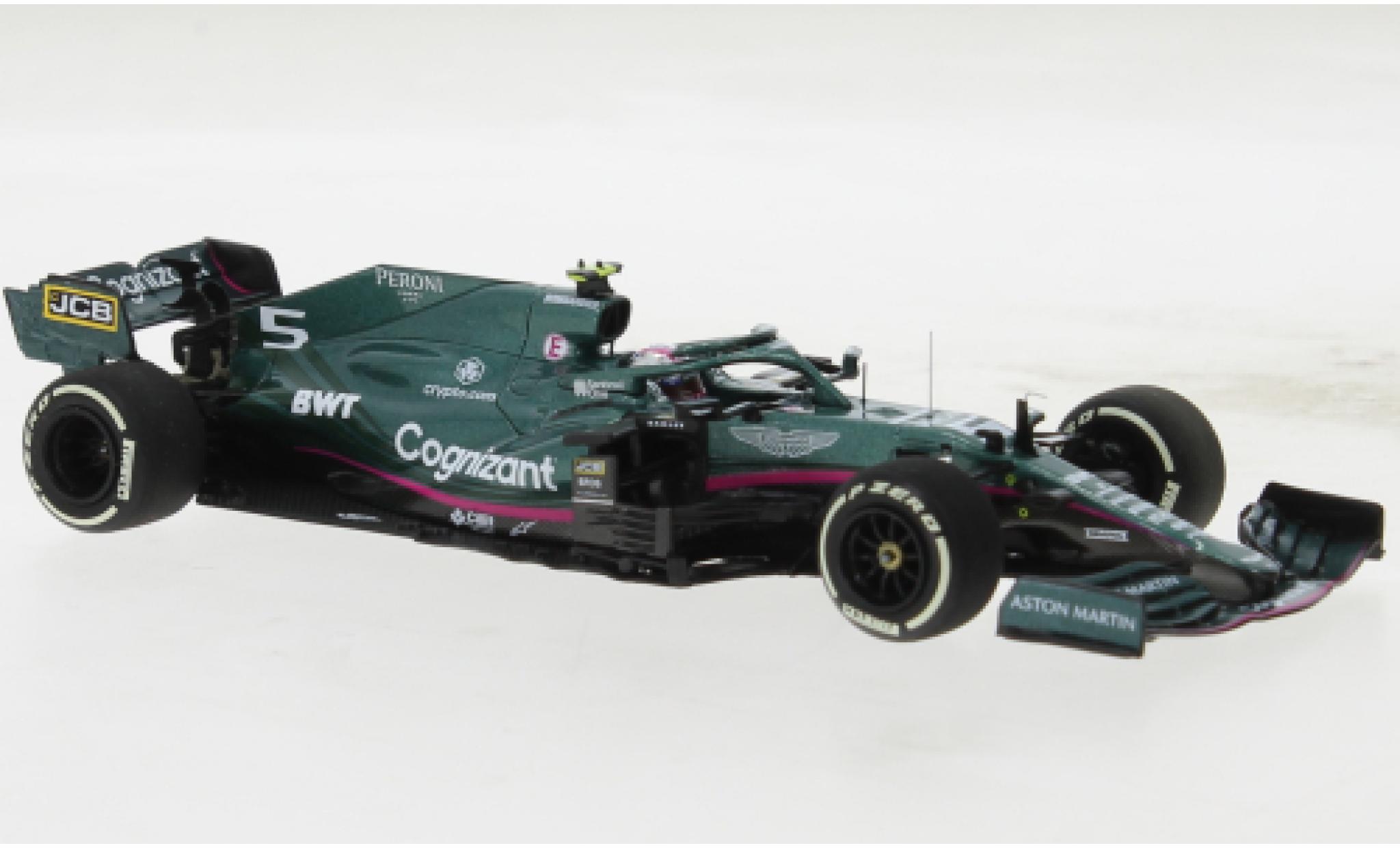 Aston Martin AMR2 1/18 Minichamps 1 No.5 Cognizant F1 Team Cognizant Formel 1 GP Monaco 2021 diecast model cars
