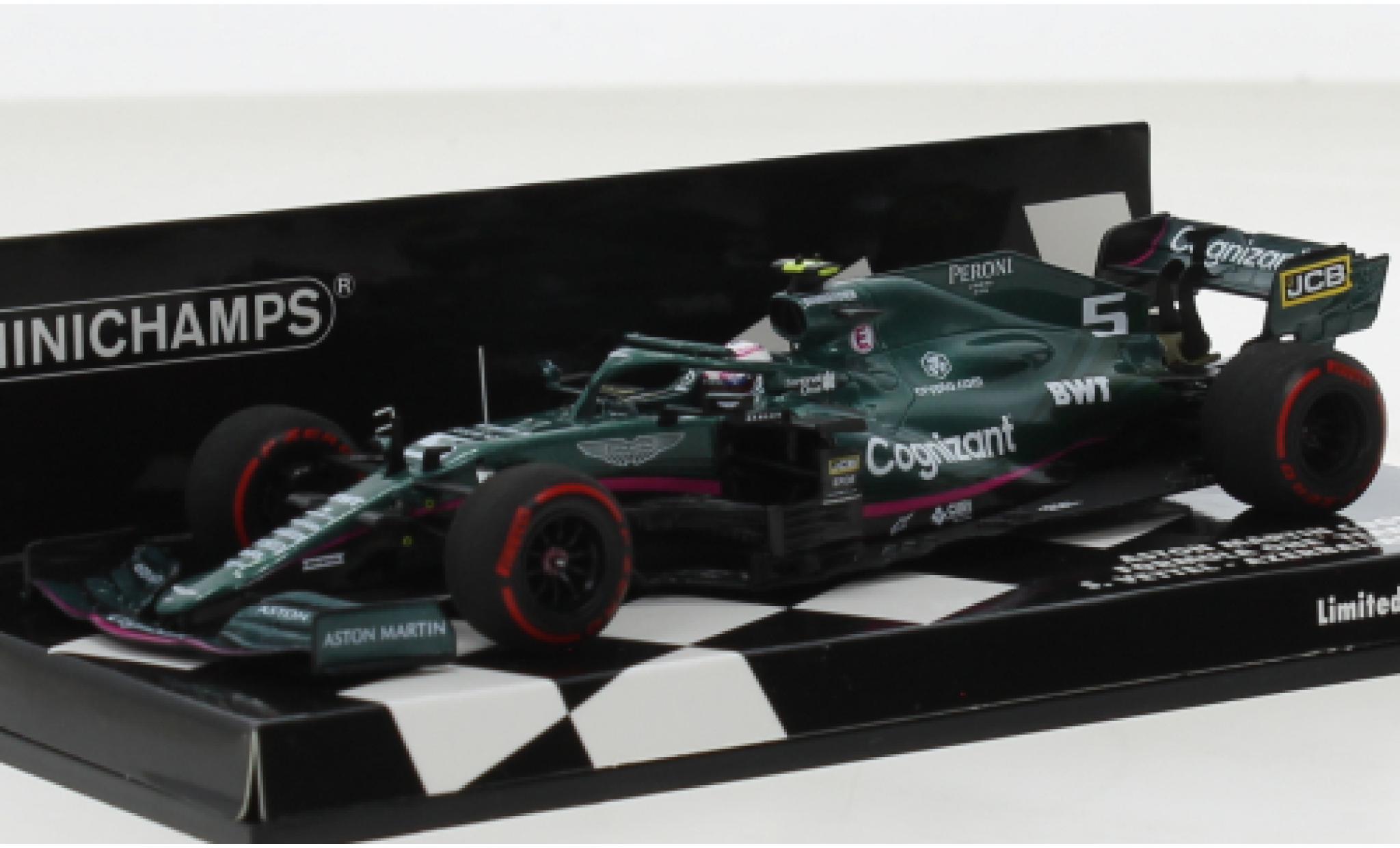 Aston Martin AMR2 1/43 Minichamps 1 No.5 Cognizant F1 Team Cognizant formule 1 GP Azerbaijan 2021 diecast model cars