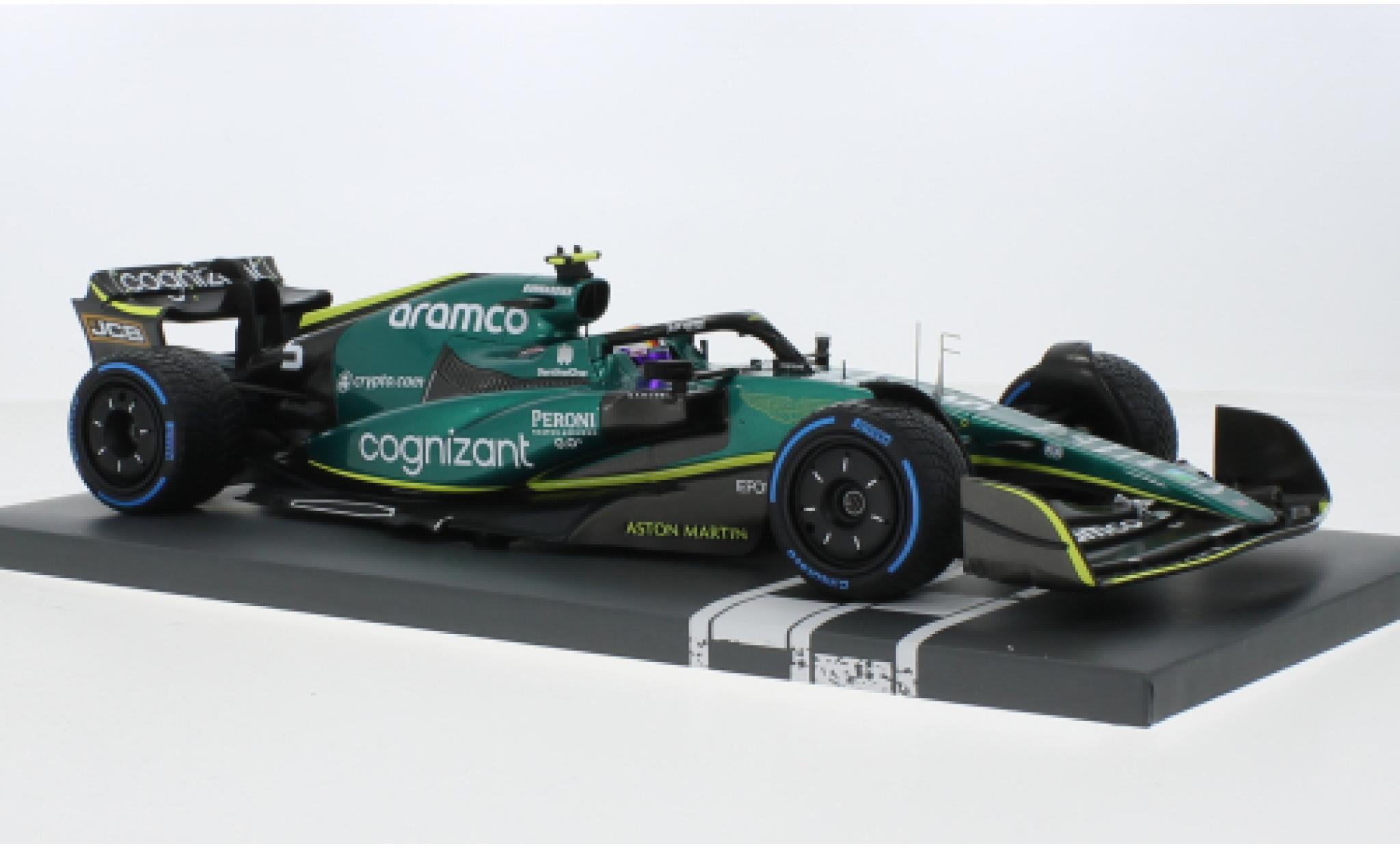 Aston Martin AMR2 1/18 Minichamps 2 No.5 Aramco Cognizant F1 Team Cognizant formule 1 GP Monaco 2022 diecast model cars