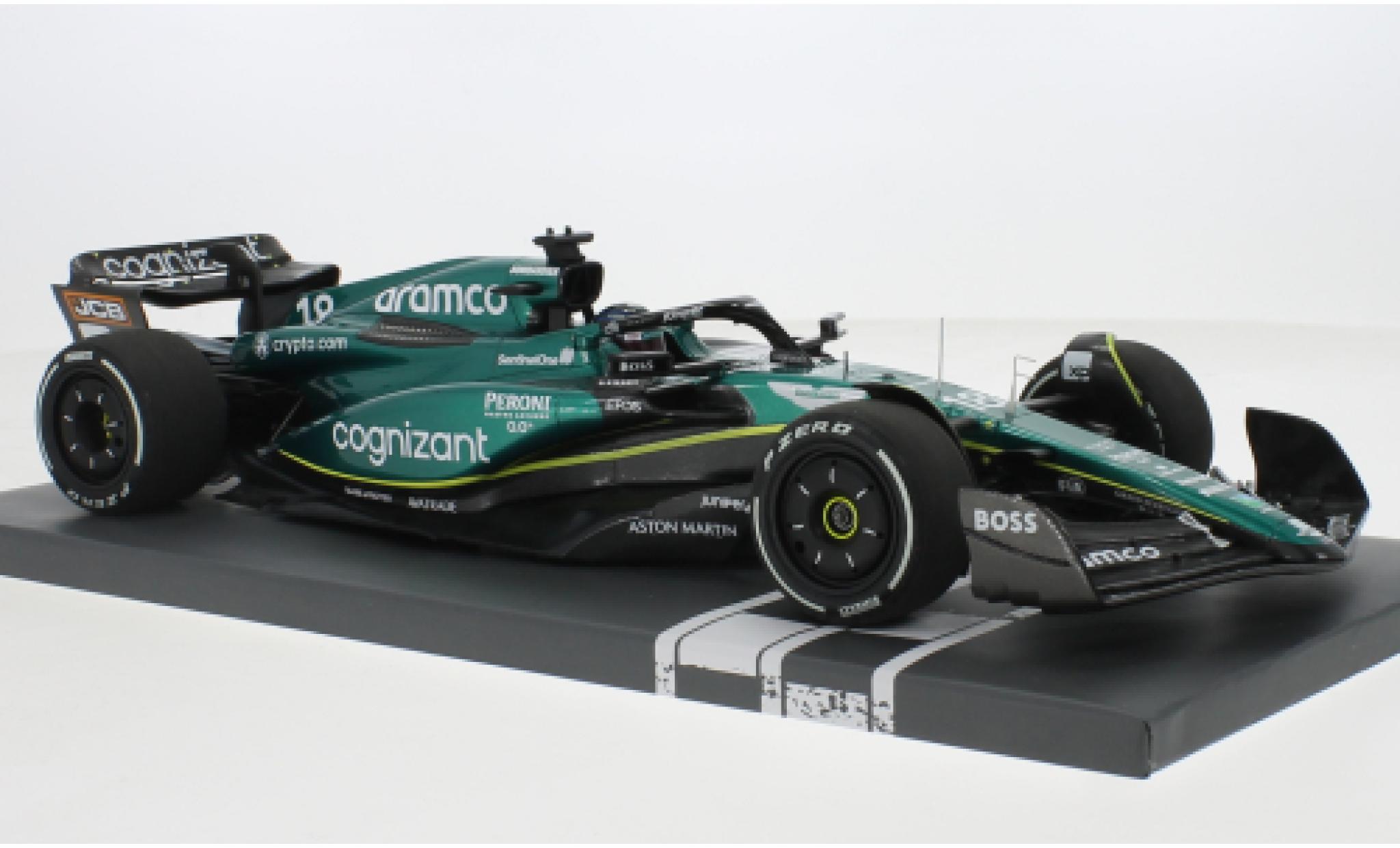 Aston Martin AMR2 1/43 Minichamps 3 No.18 Aramco Cognizant F1 Team Cognizant formule 1 2023 diecast model cars
