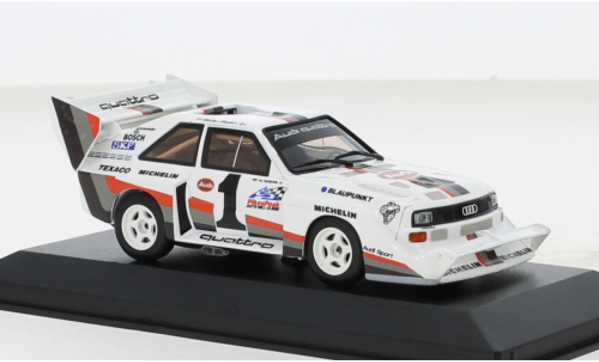 Audi Sport Quattro 1/43 Minichamps Sport quattro S1 No.1 Pikes Peak Hill Climb 1987 diecast model cars