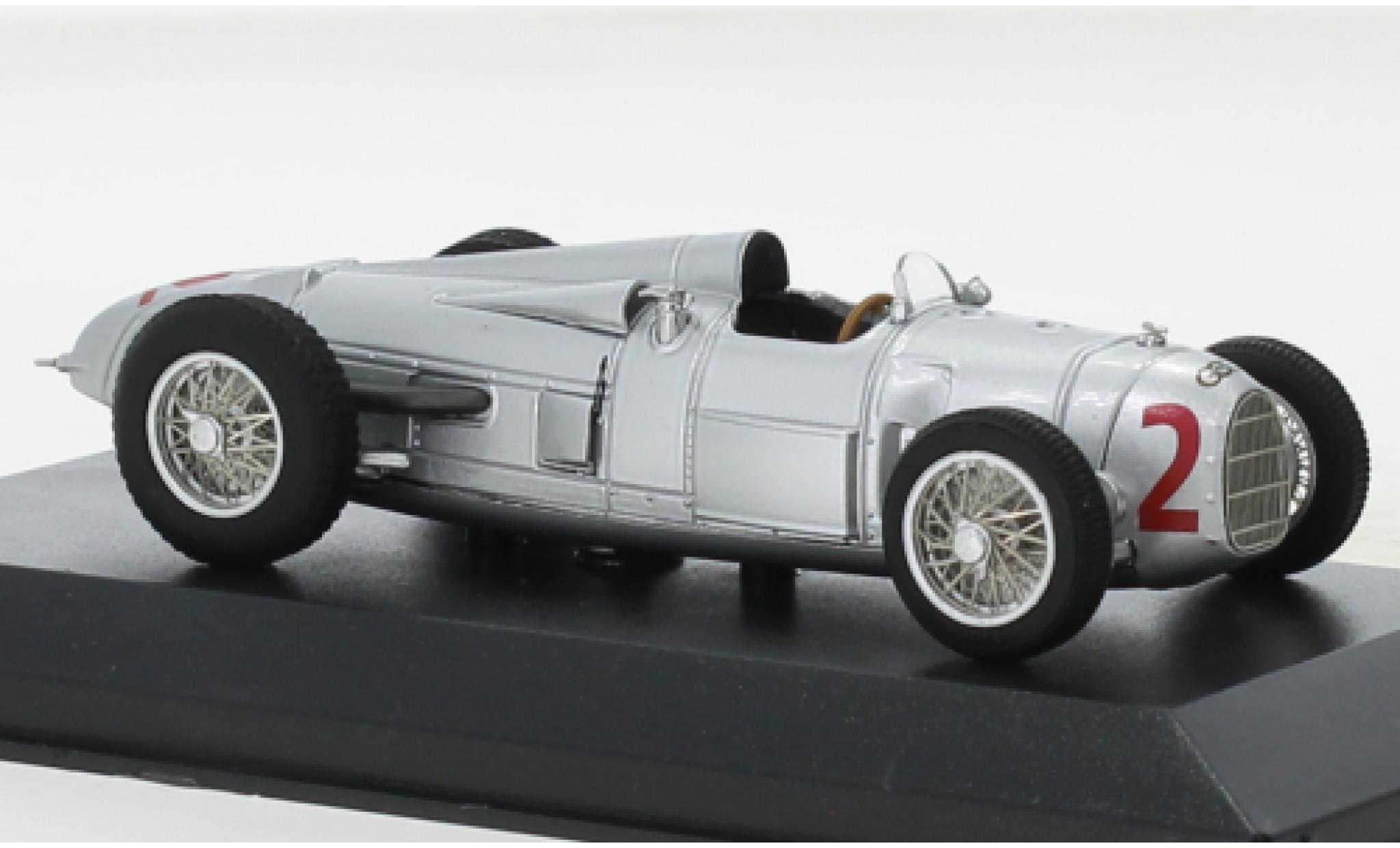 Auto Union Typ A 1/43 Minichamps Long Tail No.2 ADAC Course du Eifel 1934 diecast model cars