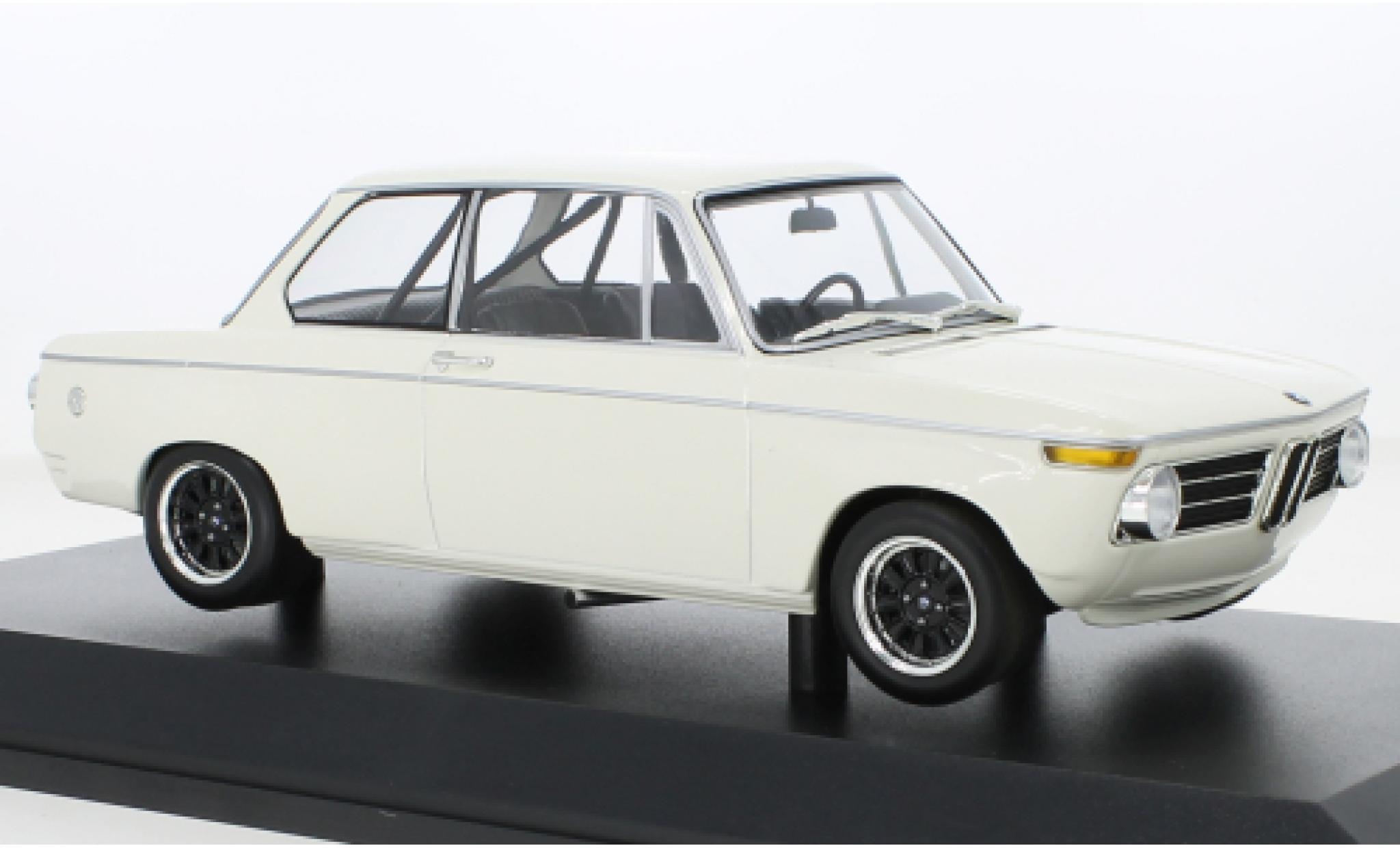 Bmw 2002 1/18 Minichamps white 1970 diecast model cars