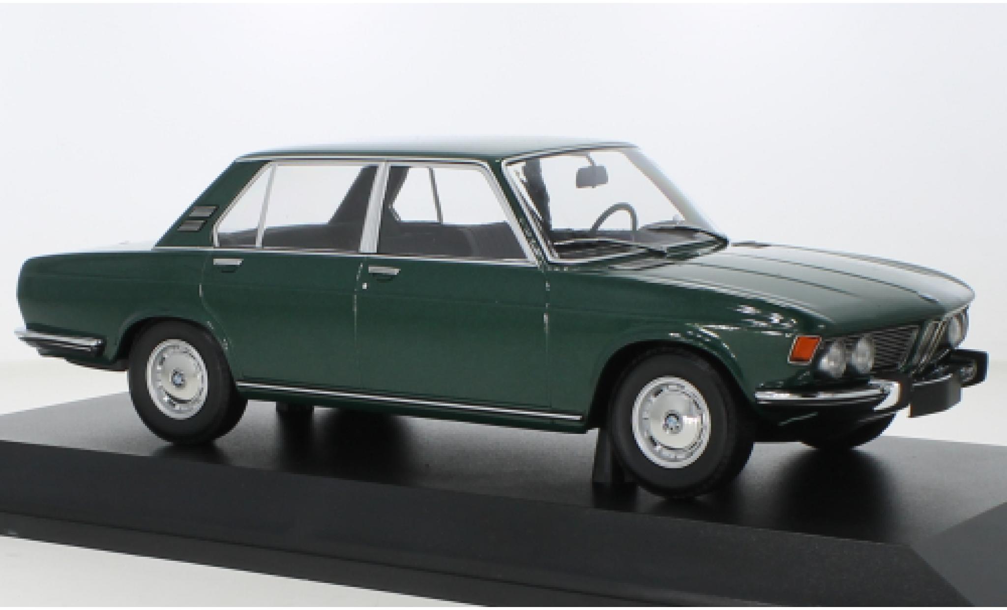 Bmw 2500 1/18 Minichamps metallise green 1968 diecast model cars