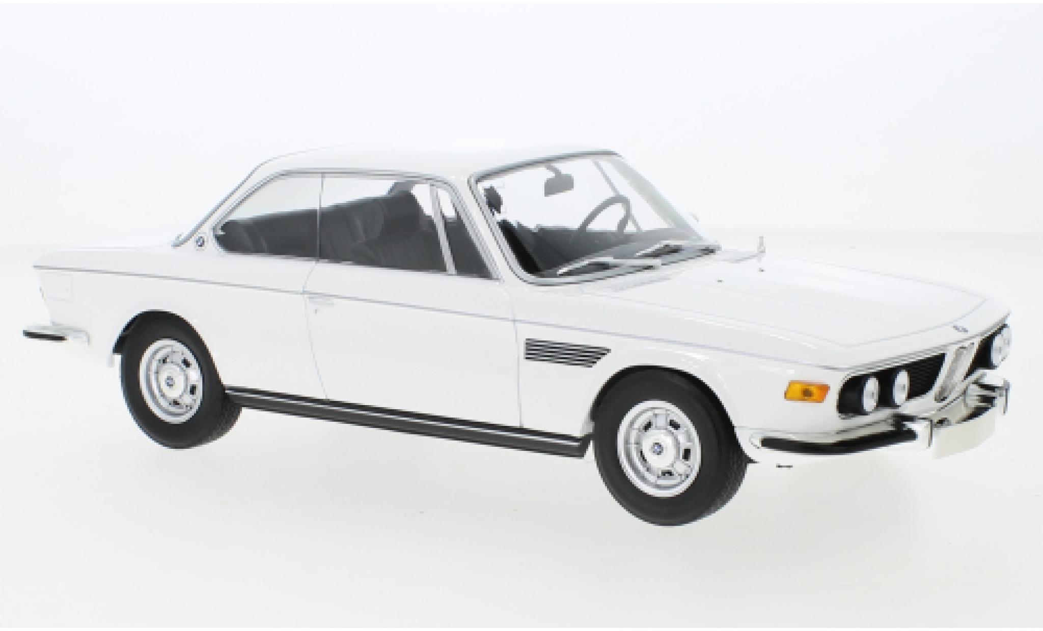 Bmw 2800 1/18 Minichamps CS white 1968 diecast model cars