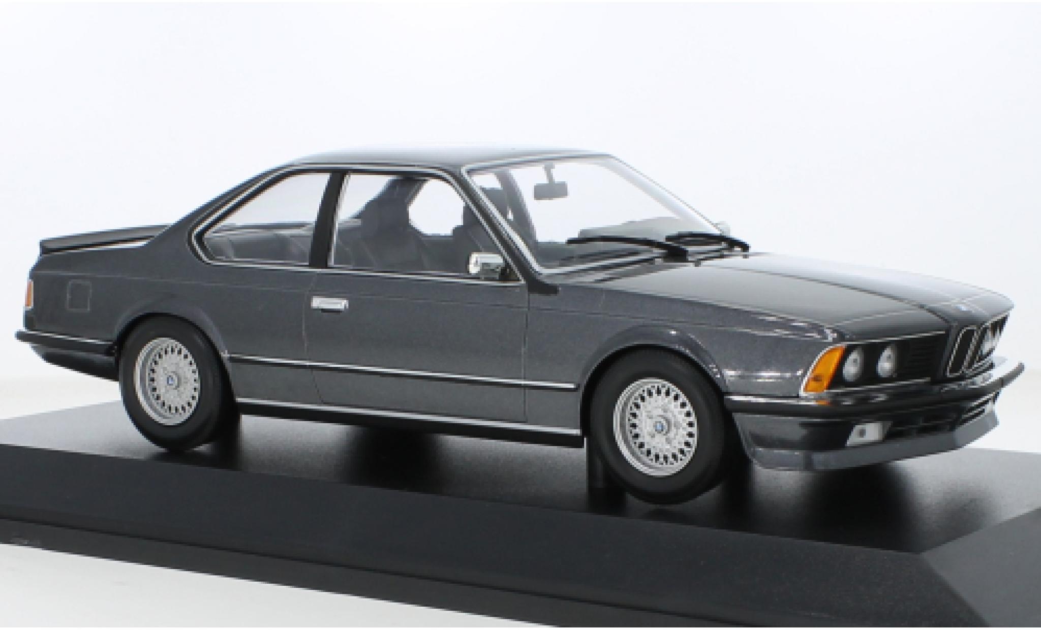 Bmw 635 1/18 Minichamps CSI metallise grey 1982 diecast model cars