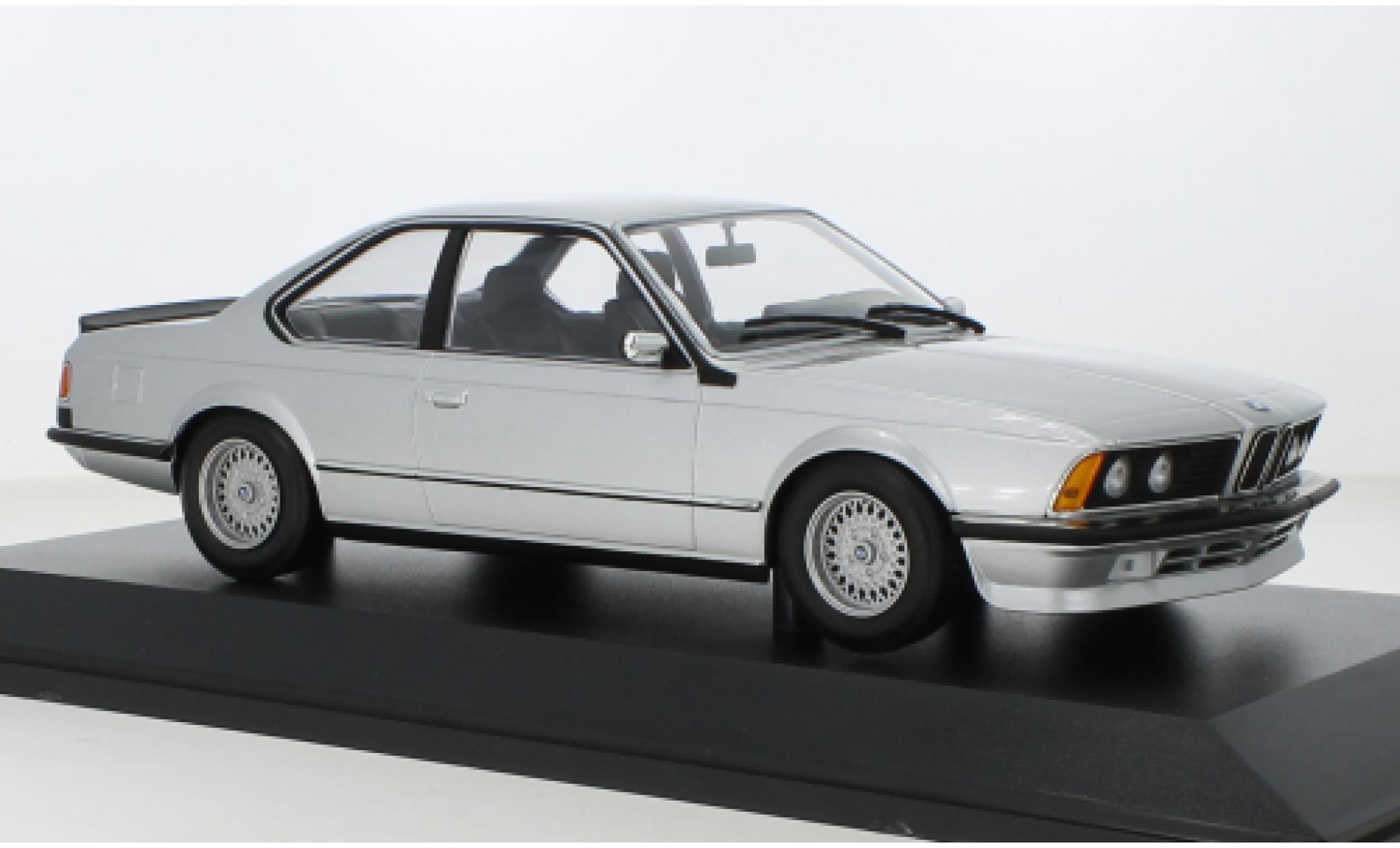 Bmw 635 1/18 Minichamps CSI grey 1982 diecast model cars