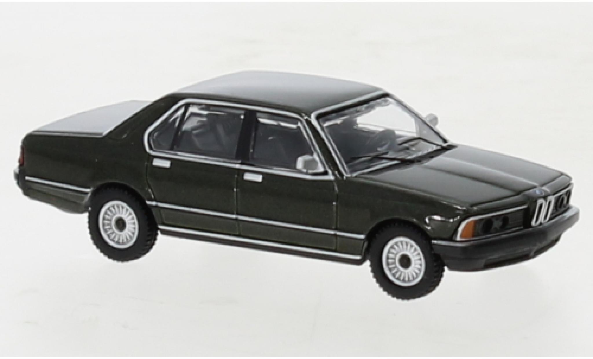 Bmw 733 1/87 Minichamps i (E23) metallise green 1977 diecast model cars