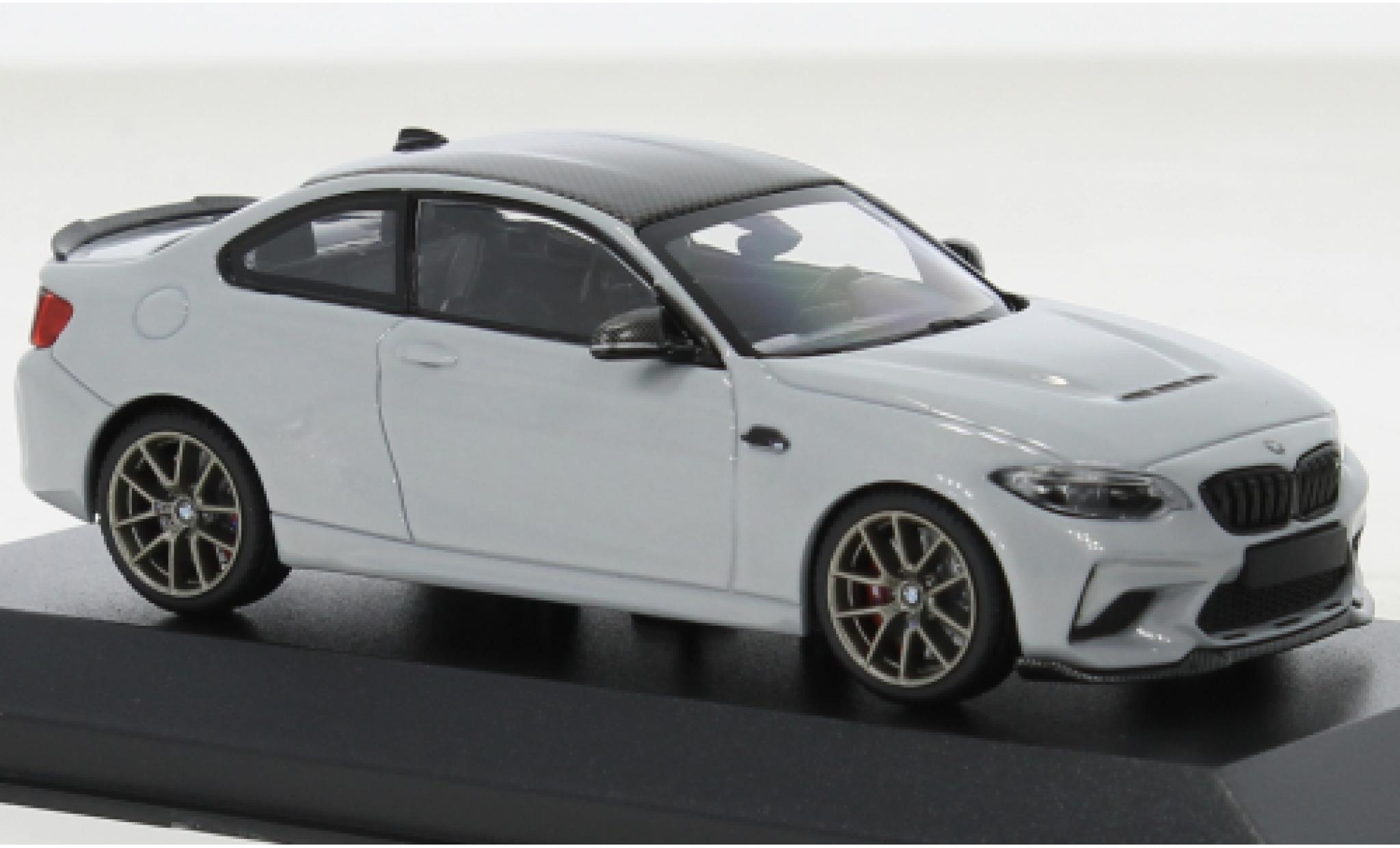 Bmw M2 1/43 Minichamps CS grey 2020 diecast model cars
