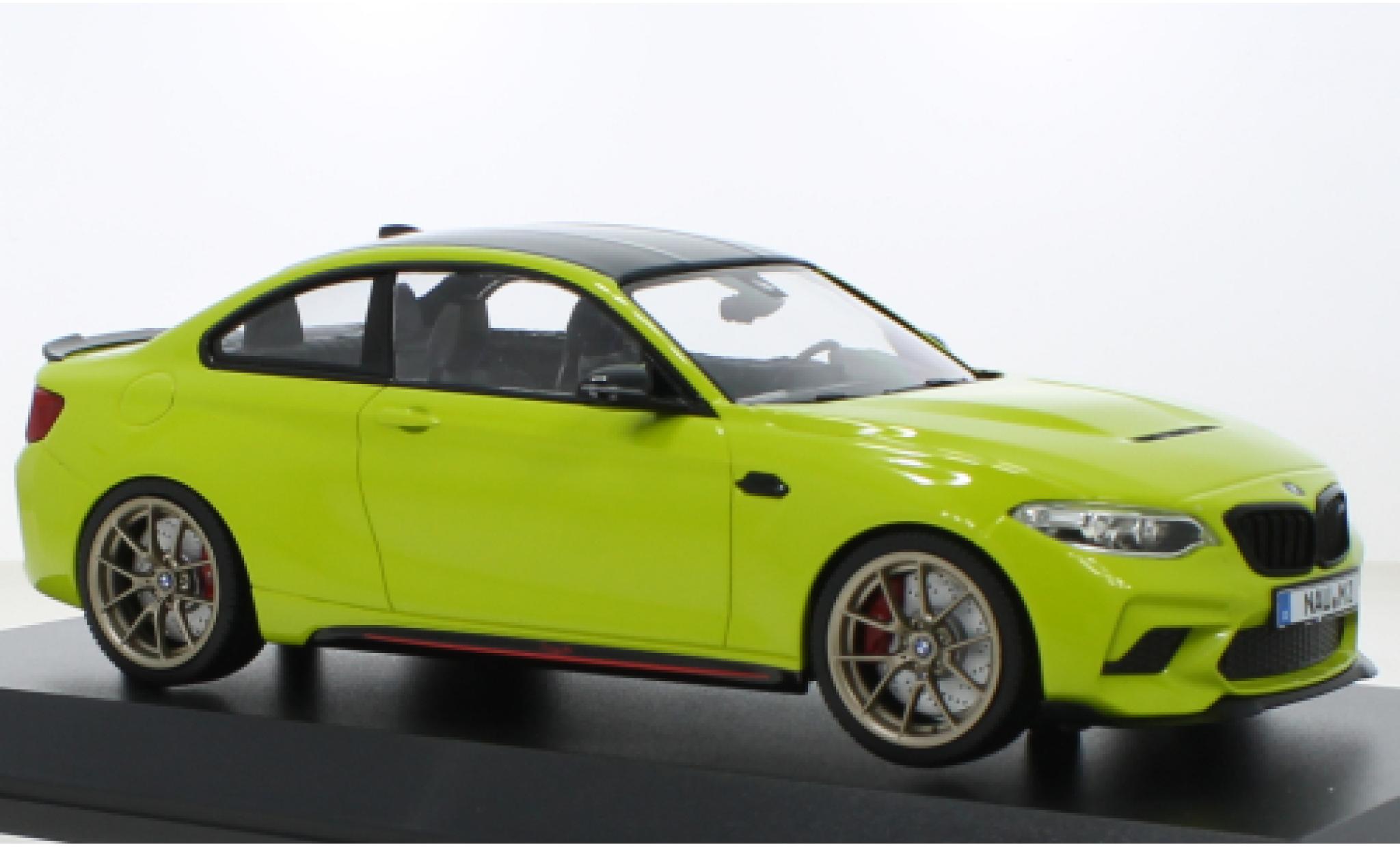 Bmw M2 1/43 Minichamps CS green 2020 diecast model cars