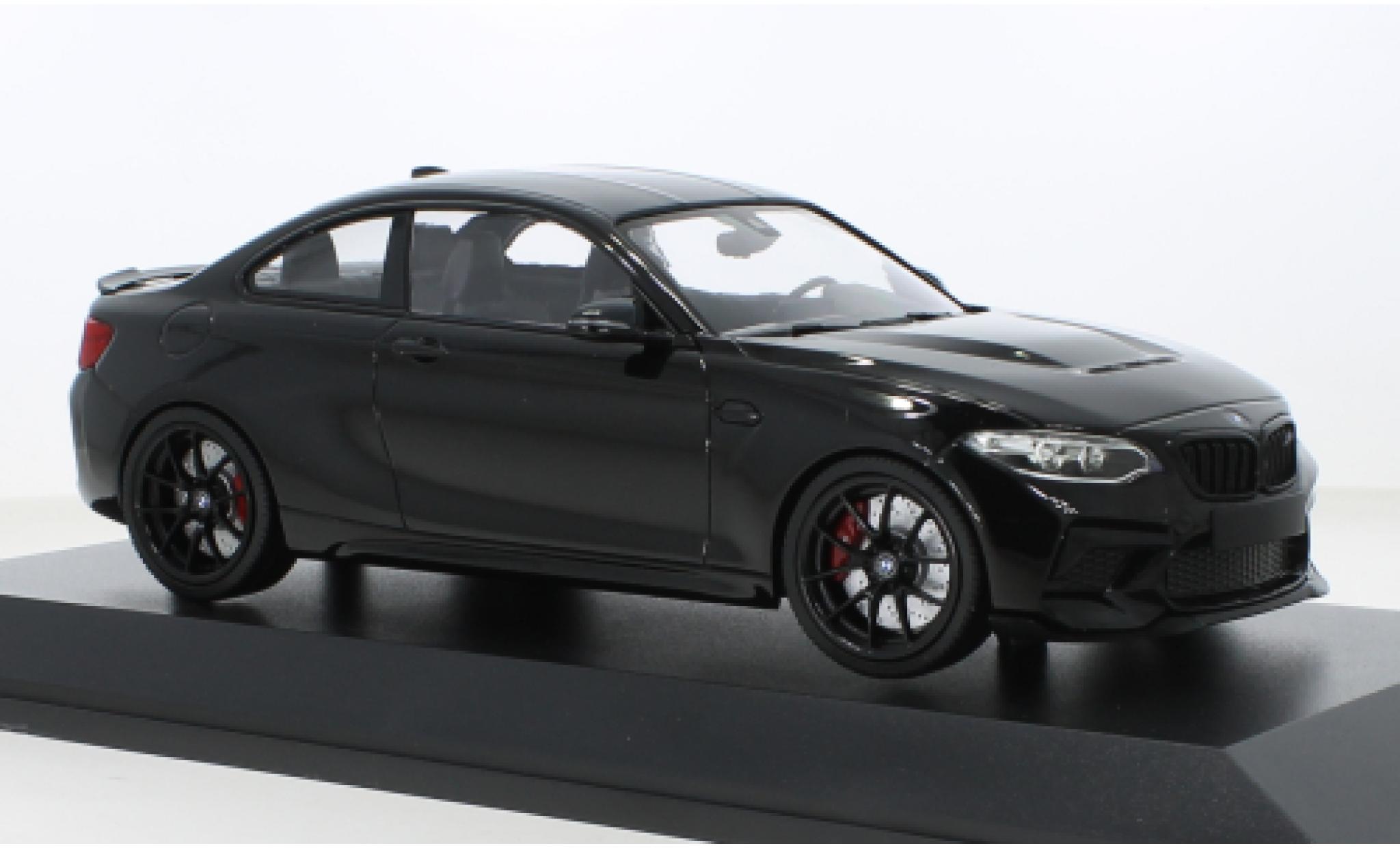 Bmw M2 1/18 Minichamps CS metallise black 2020 diecast model cars
