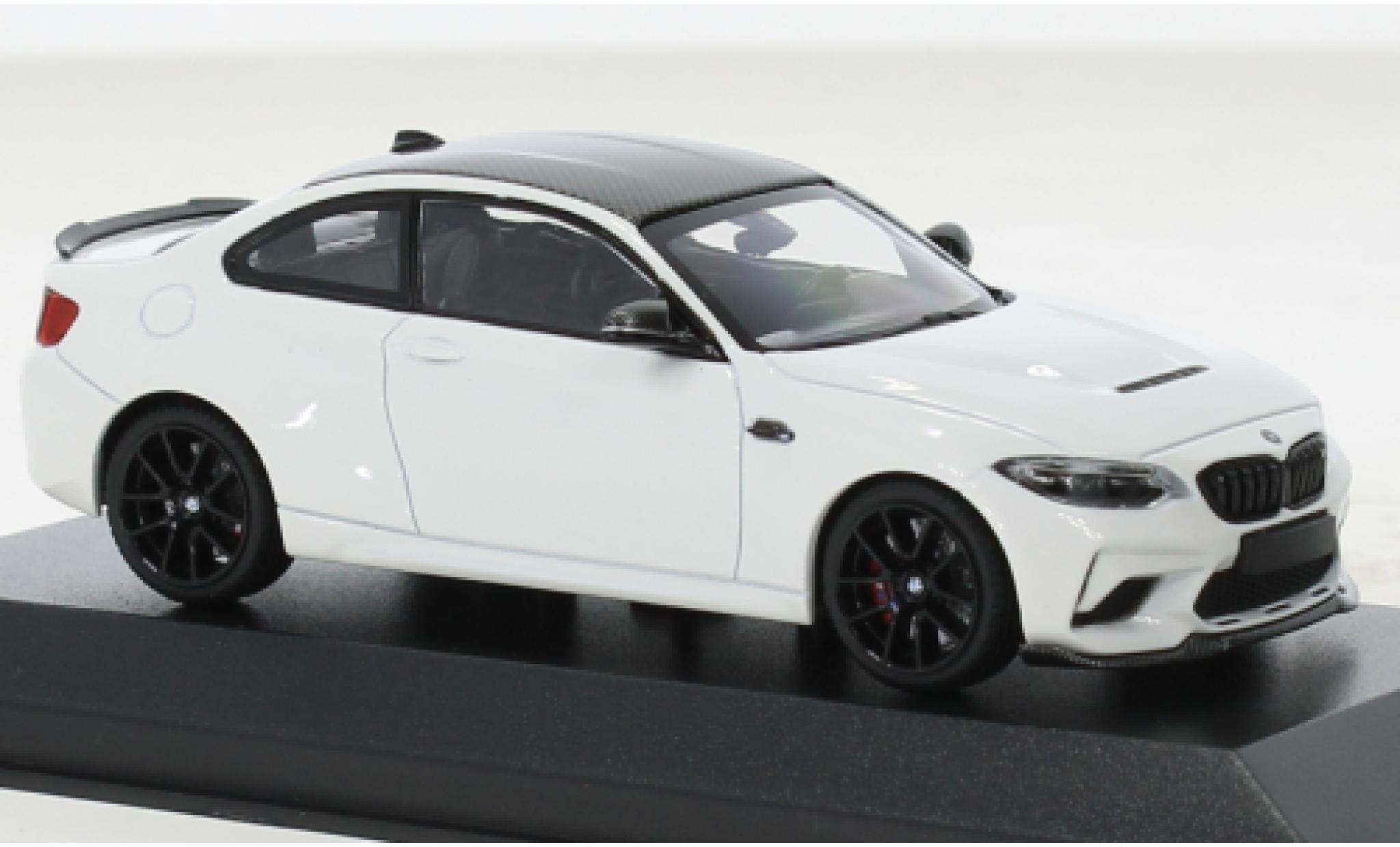 Bmw M2 1/18 Minichamps CS white 2020 diecast model cars