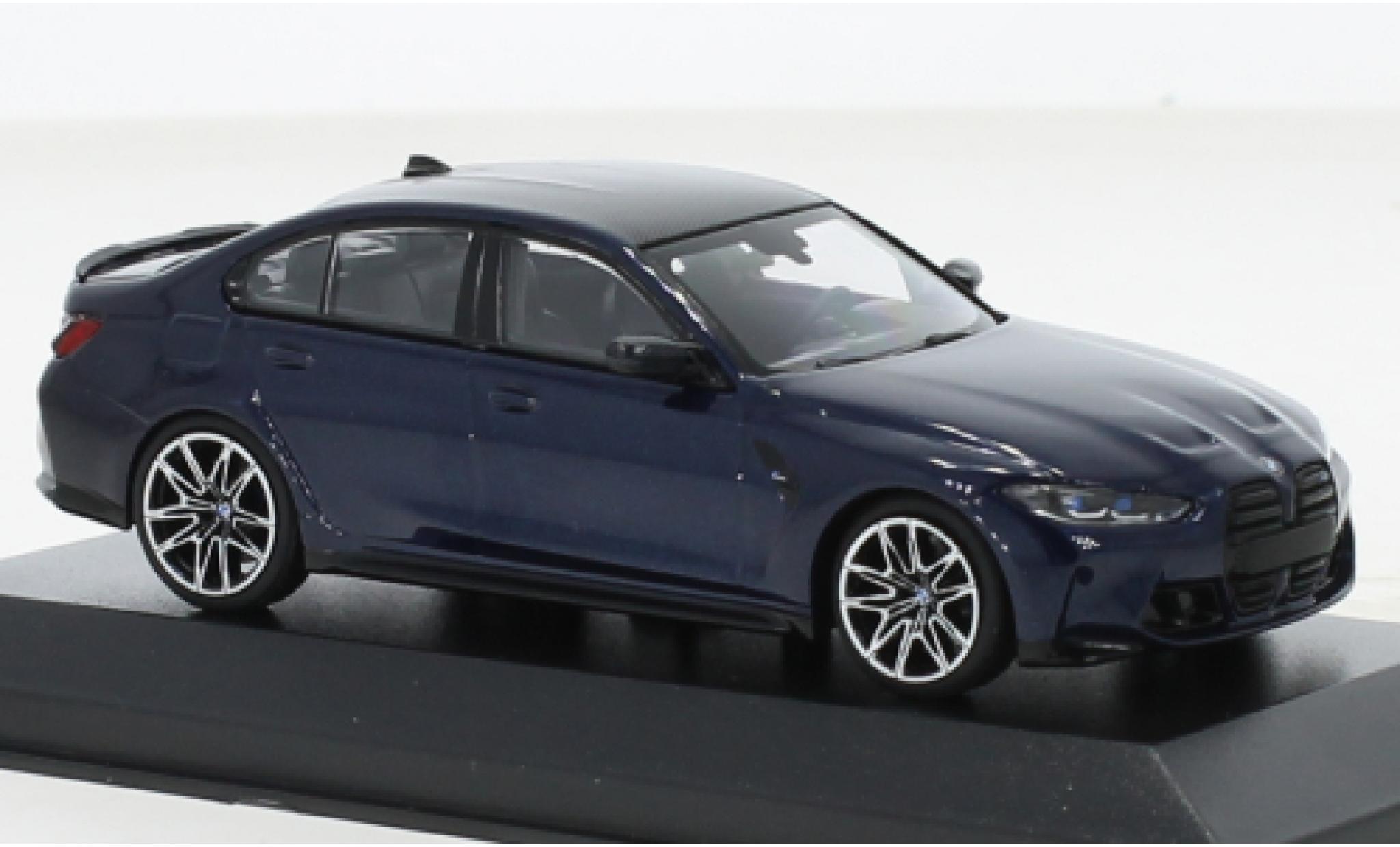 Bmw M3 1/43 Minichamps Competition (G80) metallise blue 2020 diecast model cars