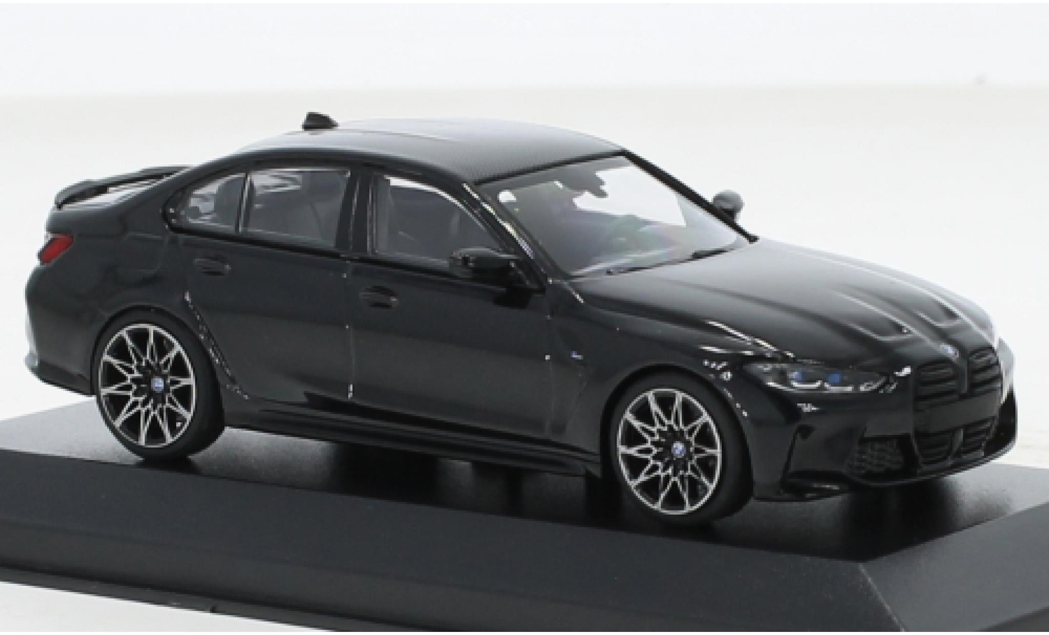 Bmw M3 1/43 Minichamps Competition (G80) black 2020 diecast model cars