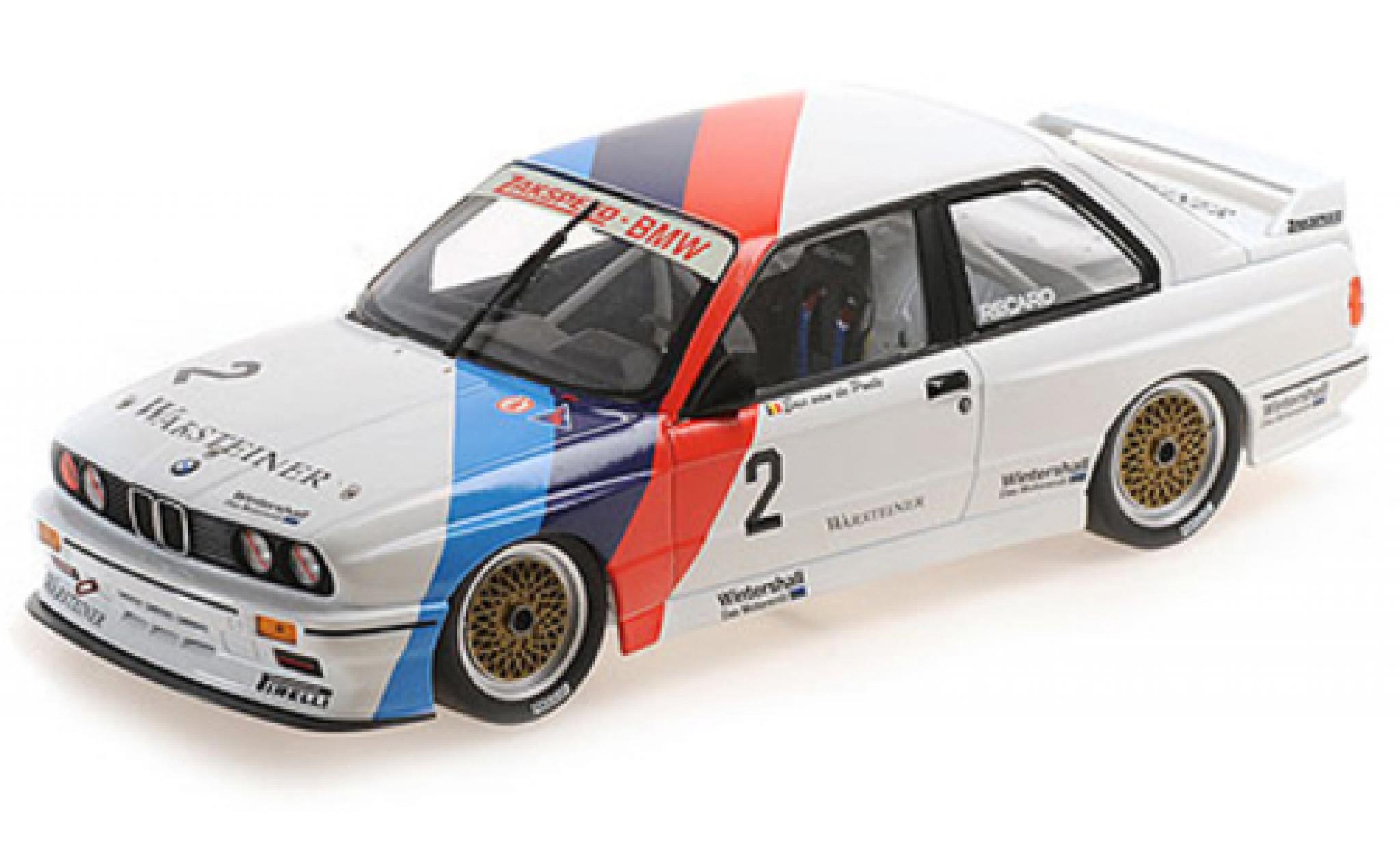 Bmw M3 1/18 Minichamps (E30) No.2 Zakspeed DTM 1987 diecast model cars