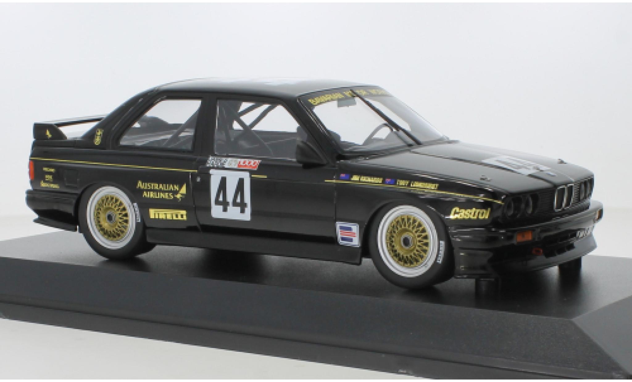 Bmw M3 1/18 Minichamps (E30) No.44 JPS Team John Player Special 1000 Km Bathurst 1987 diecast model cars