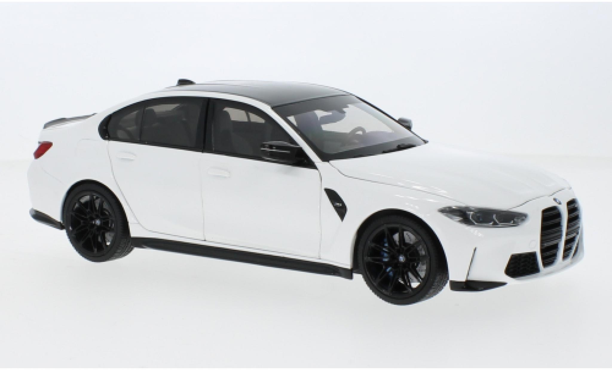Bmw M3 1/18 Minichamps (G80) white 2020 diecast model cars