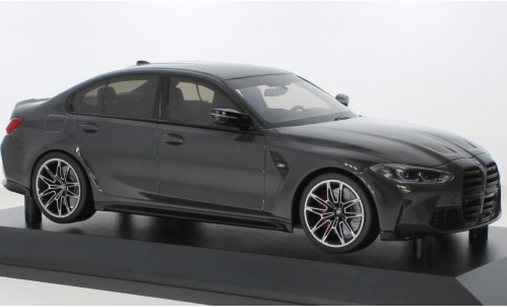 Bmw M3 1/18 Minichamps metallise grey 2020 diecast model cars