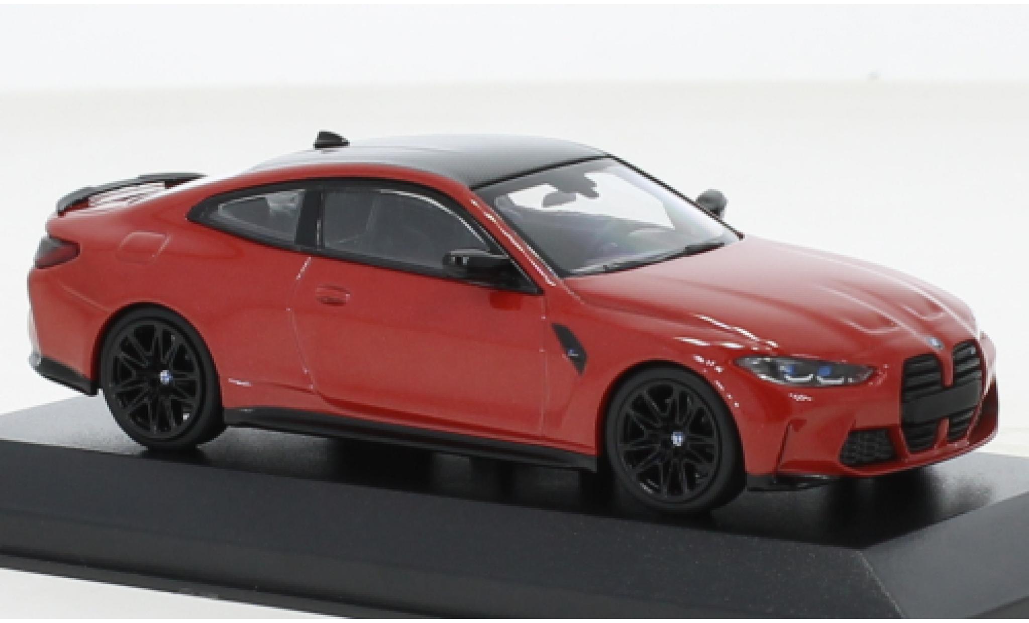 Bmw M4 1/43 Minichamps Competition (G82) metallise red 2020 diecast model cars