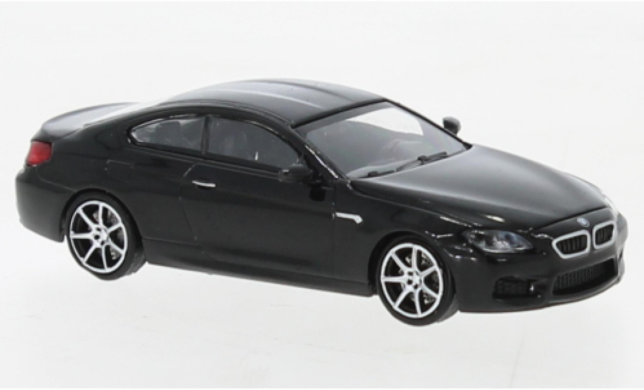Bmw M6 1/87 Minichamps Coupe metallise black 2015 diecast model cars