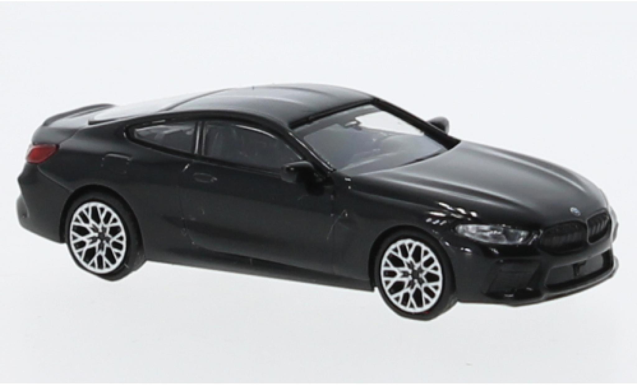 Bmw M8 1/87 Minichamps Competition Coupe (F92) metallise black 2019 diecast model cars