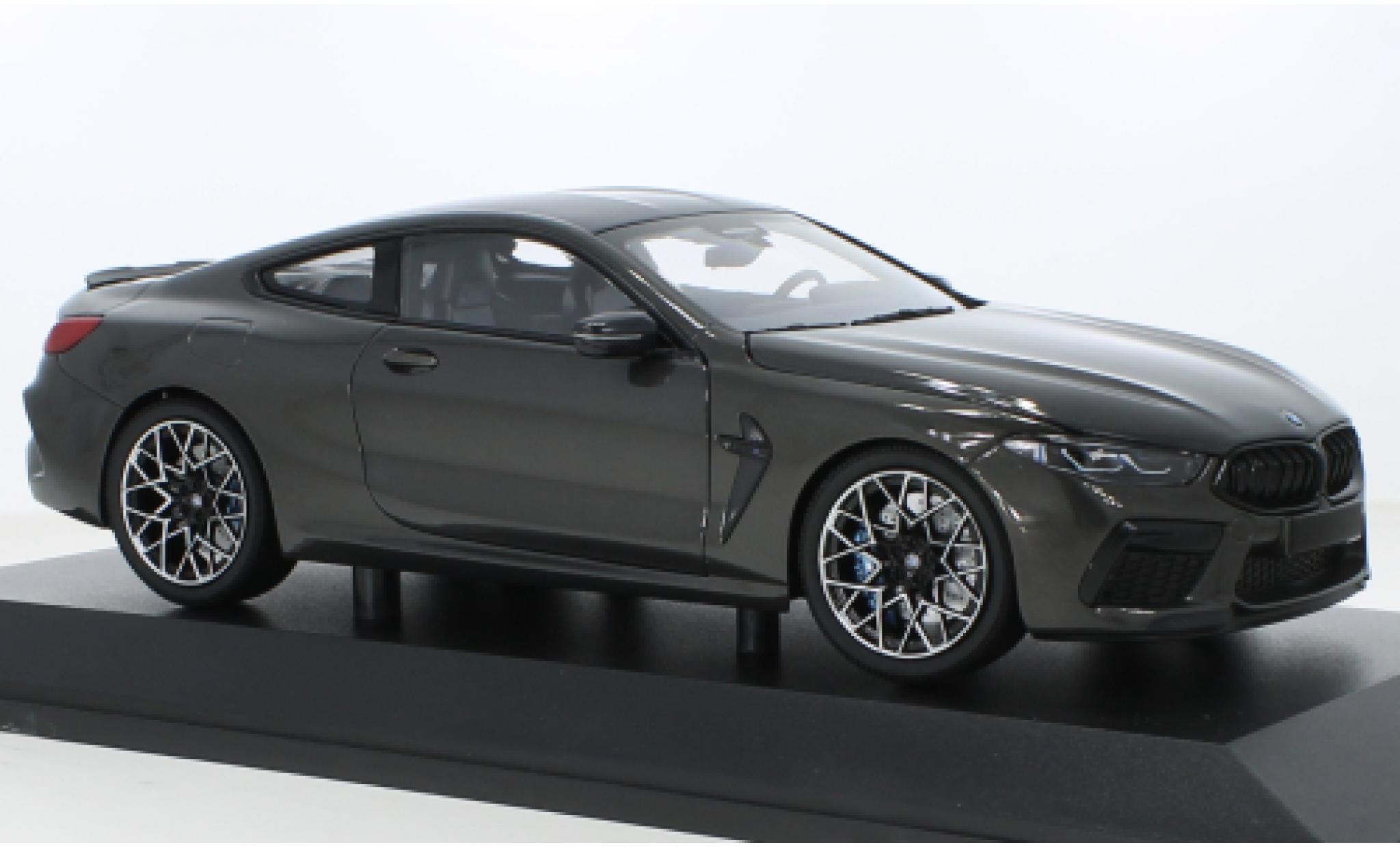 Bmw M8 1/18 Minichamps Competition Coupe metallise grey 2020 diecast model cars