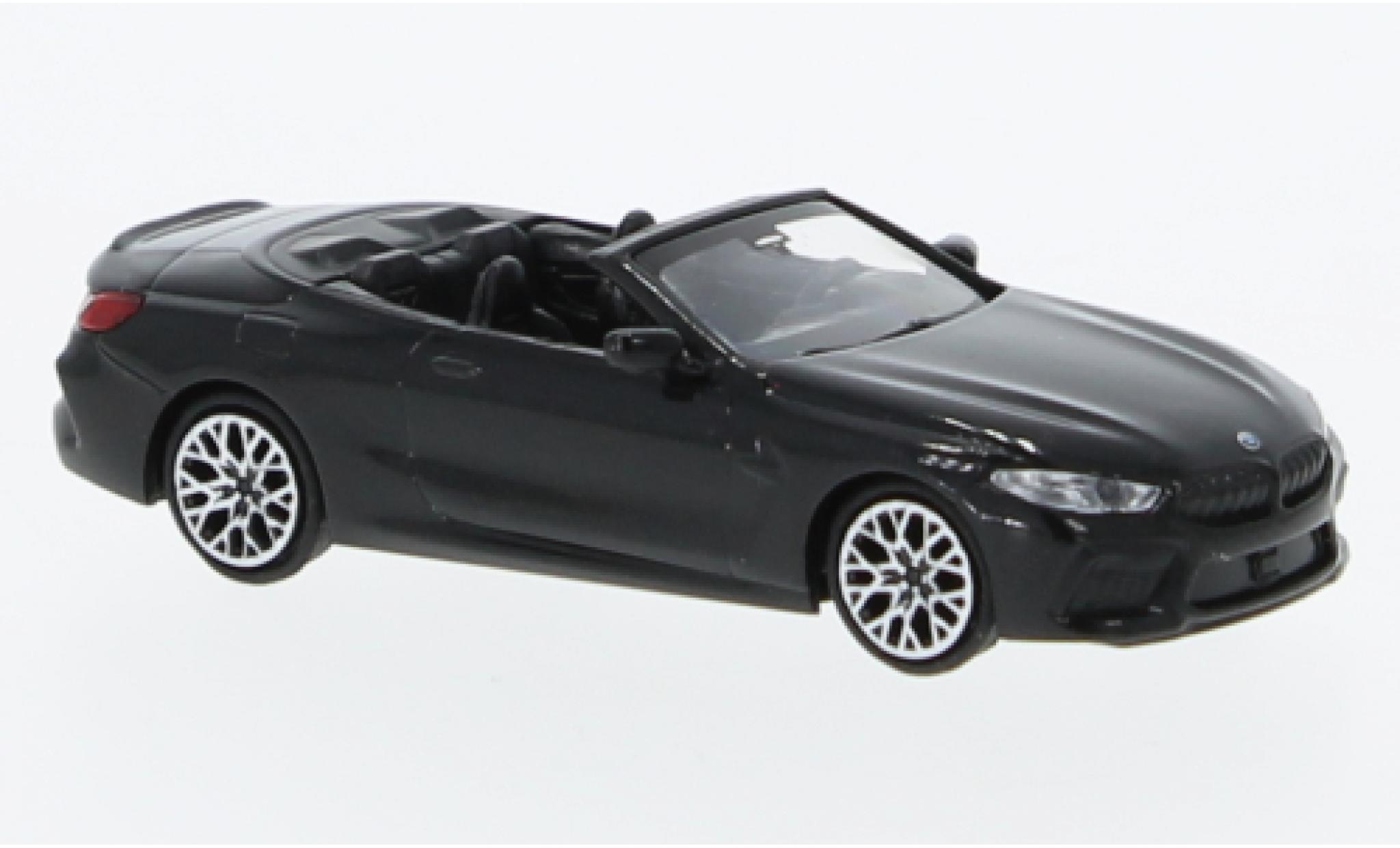 Bmw M8 1/87 Minichamps Competiton cabriolet (G14) metallise black 2019 diecast model cars