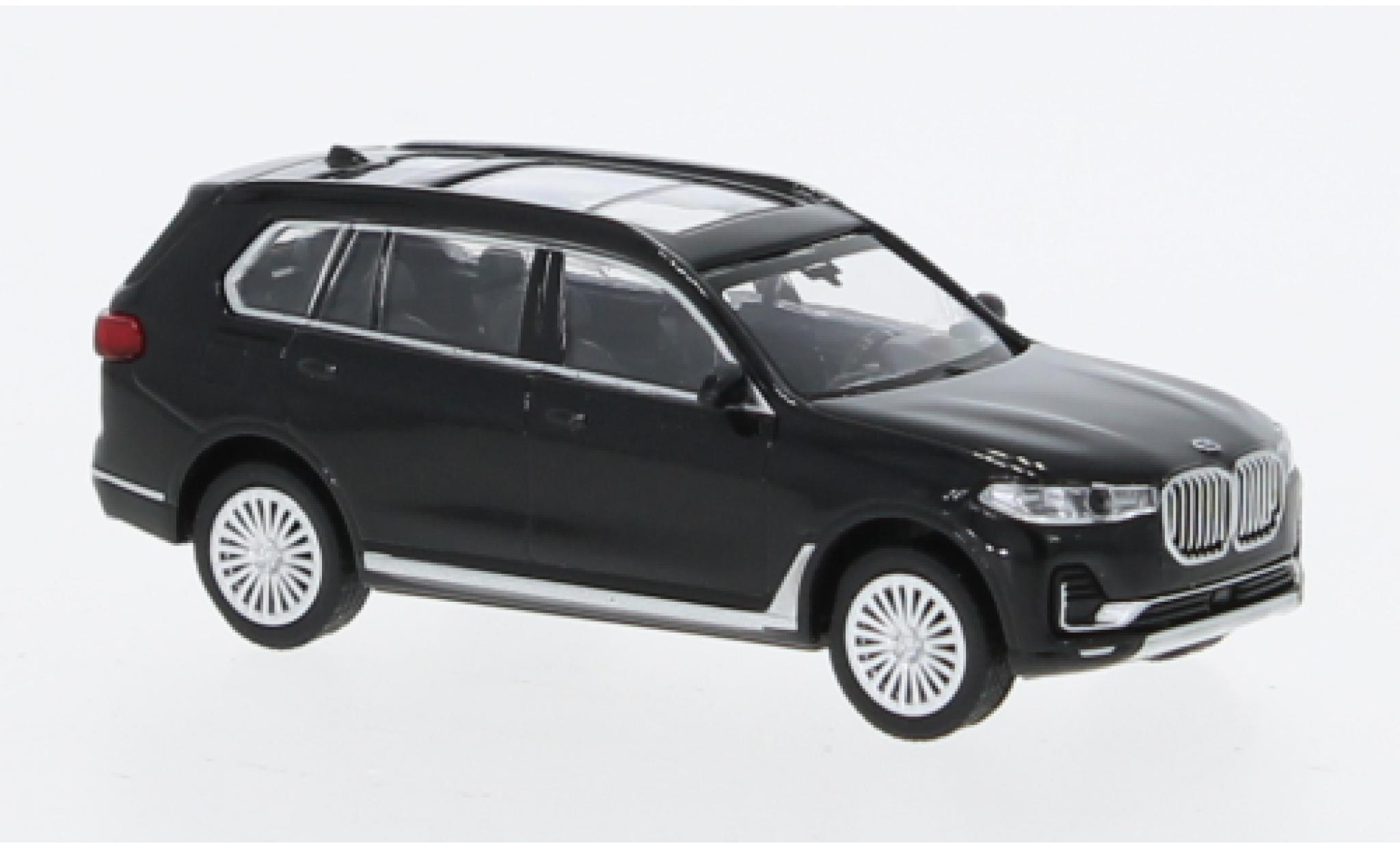Bmw X7 1/87 Minichamps (G07) black 2019 diecast model cars