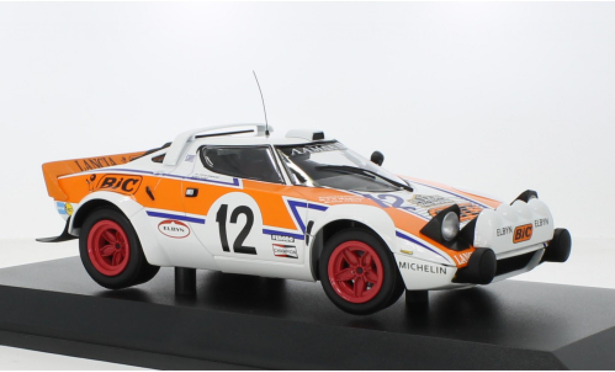 Lancia Stratos 1/18 Minichamps HF No.12 Lambda Rally WM Rally Acropolis 1979 diecast model cars