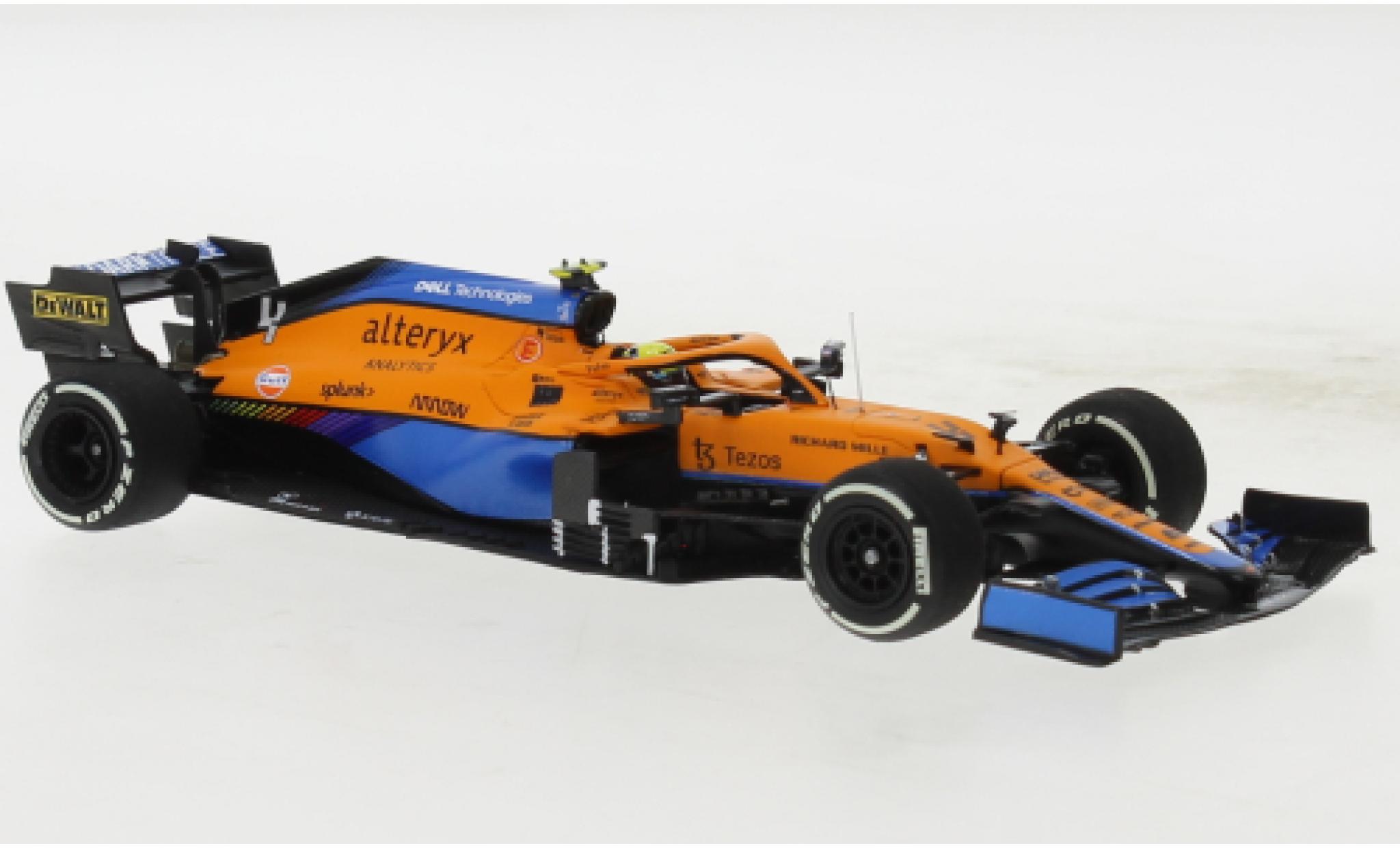 McLaren F1 1/18 Minichamps MCL35M No.4 Team Formel 1 GP Italien 2021 diecast model cars