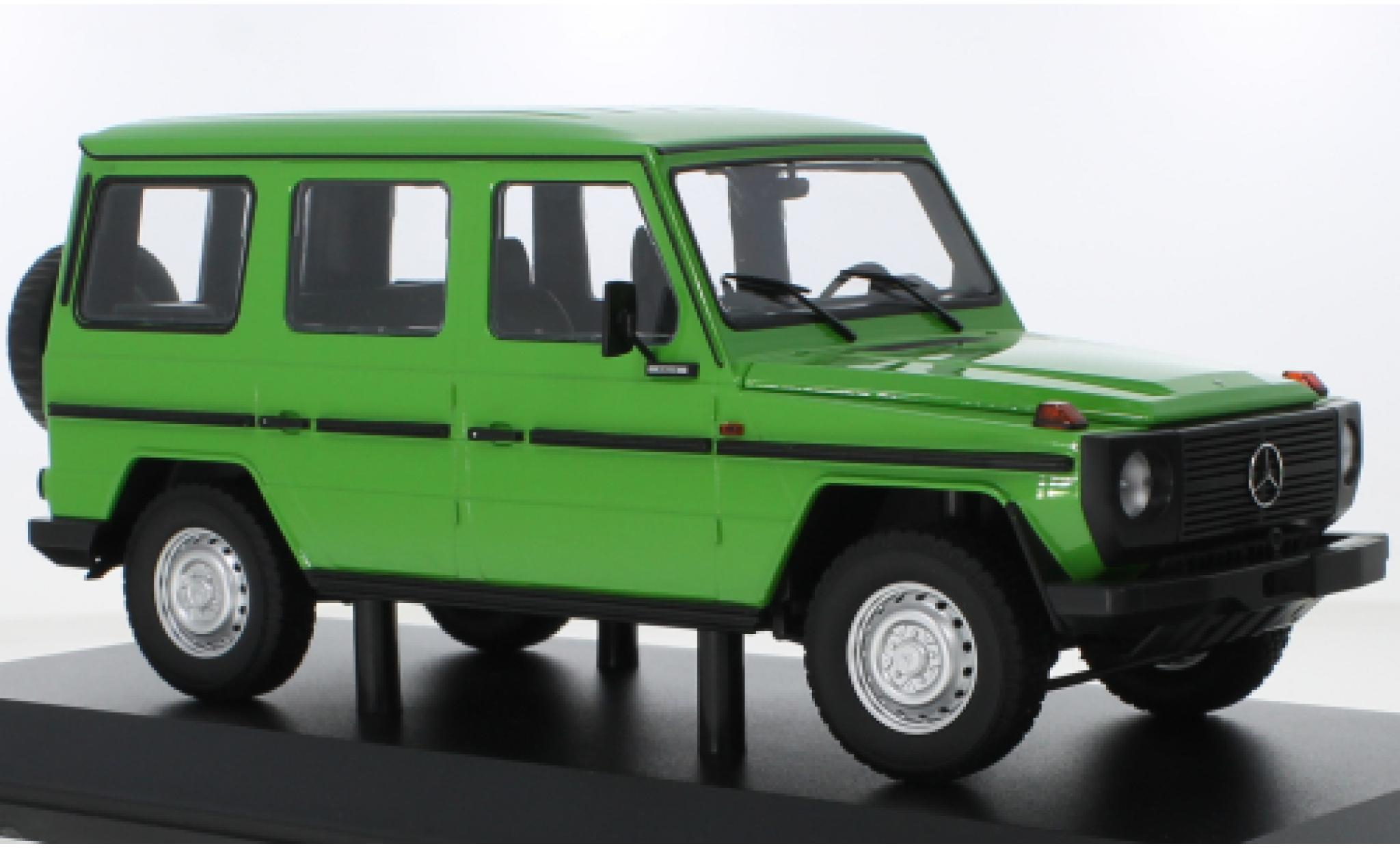 Mercedes Classe G 1/18 Minichamps LWB (W460) green 1980 diecast model cars