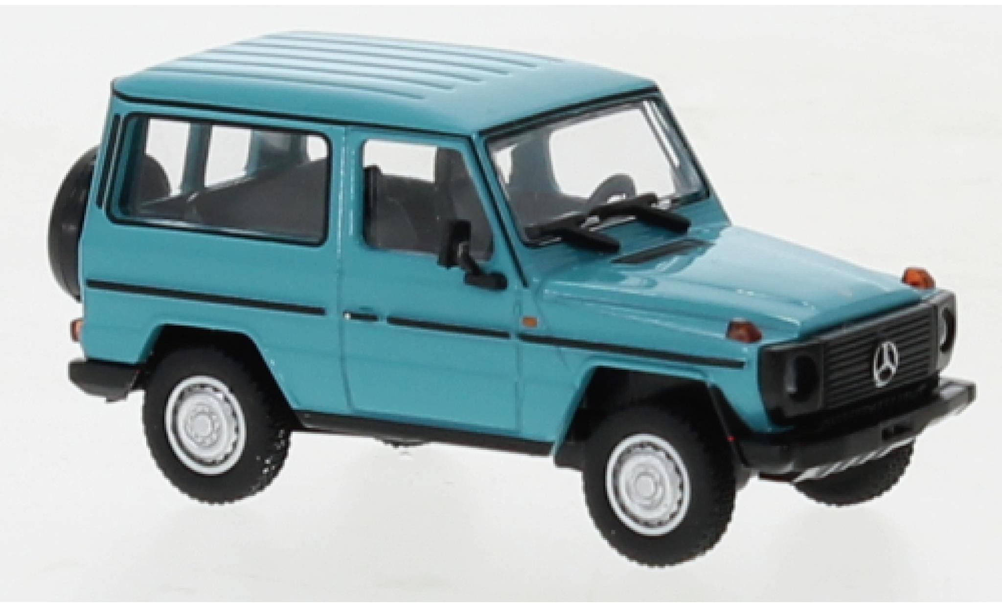 Mercedes Classe G 1/87 Minichamps G-Mod&egrave;le SWB (W460) turquoise 1980 diecast model cars
