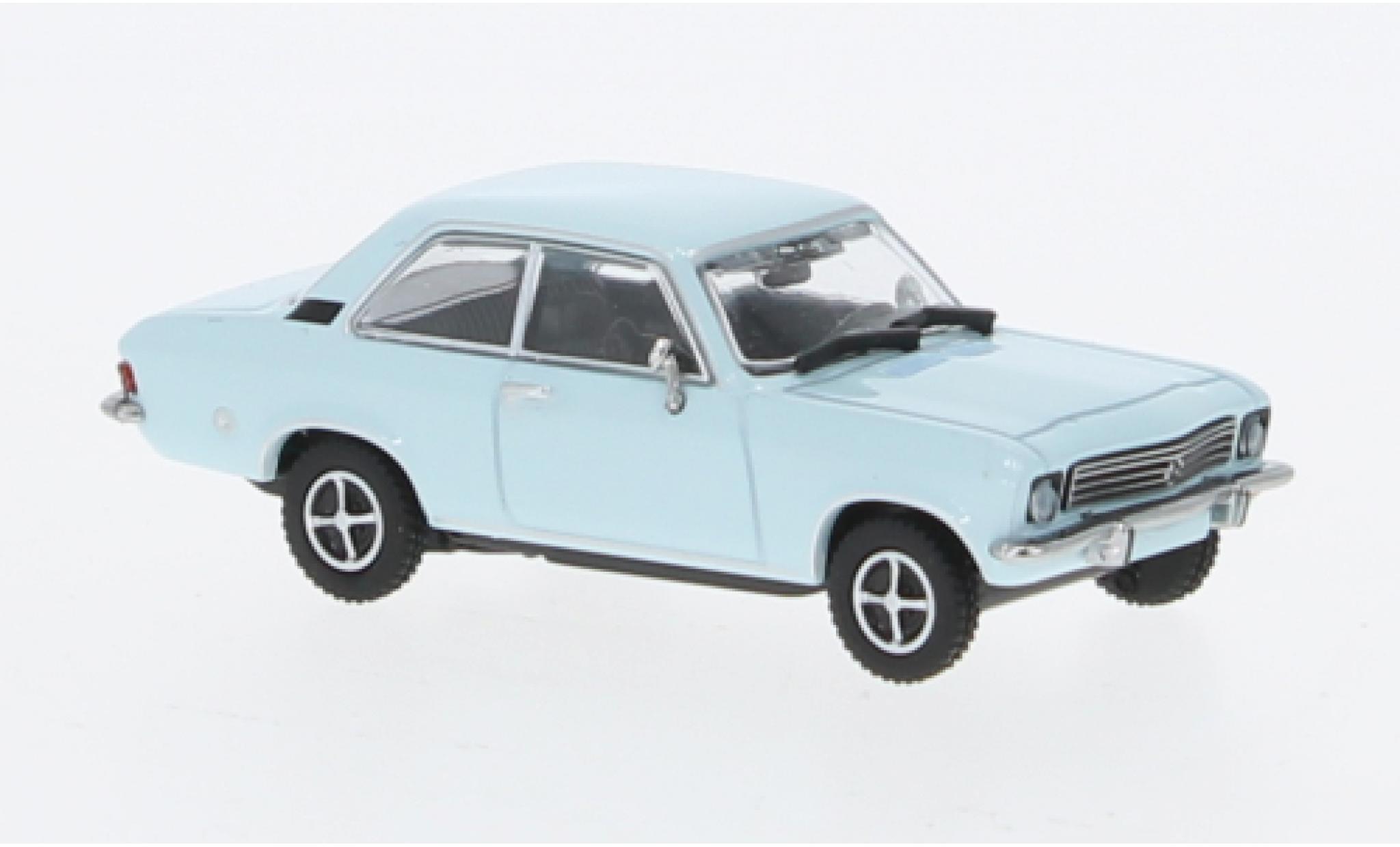 Opel Ascona 1/87 Minichamps A blue clair 1970 diecast model cars
