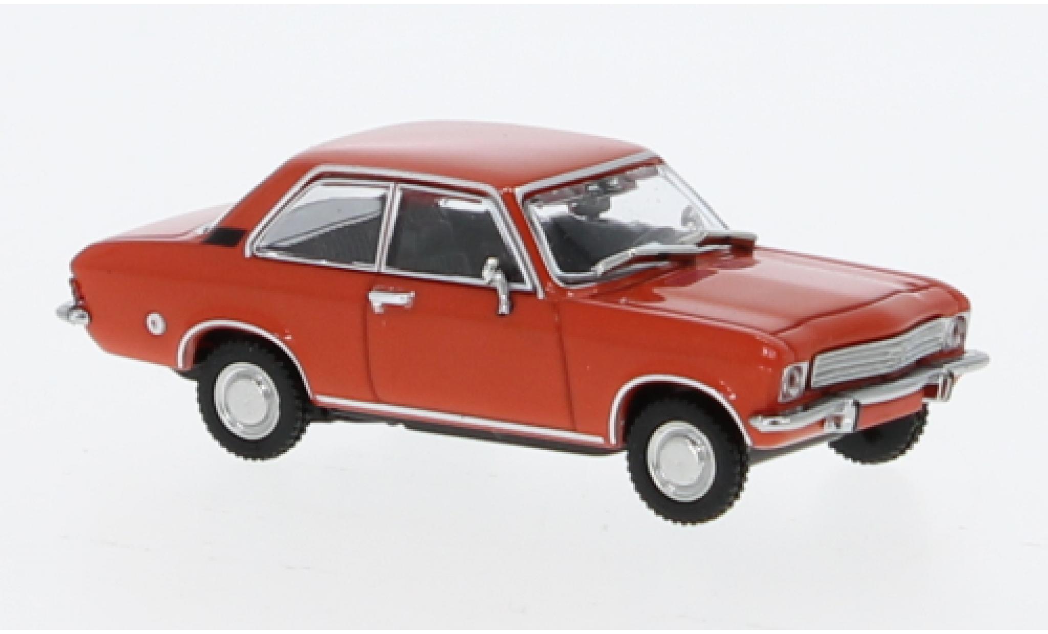 Opel Ascona 1/87 Minichamps A red clair 1970 diecast model cars