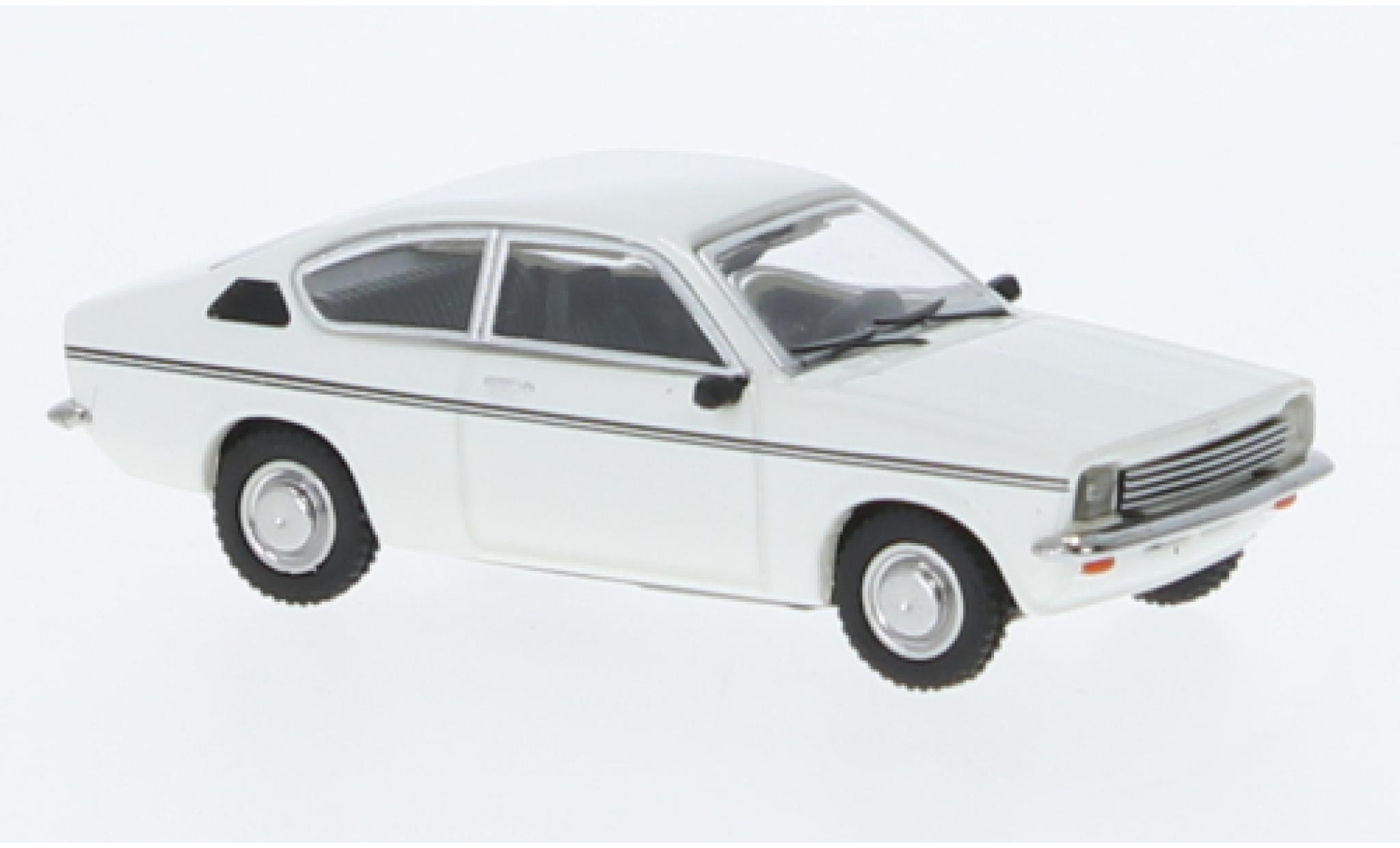 Opel Kadett 1/87 Minichamps C Coupe white 1973 diecast model cars