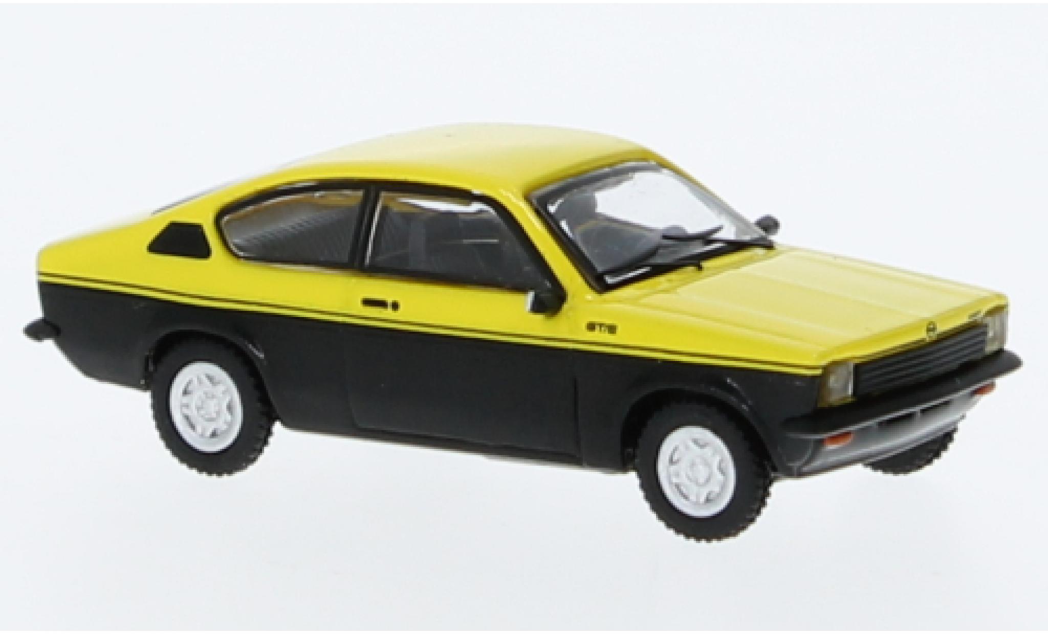 Opel Kadett 1/87 Minichamps C Coupe yellow/black 1973 diecast model cars
