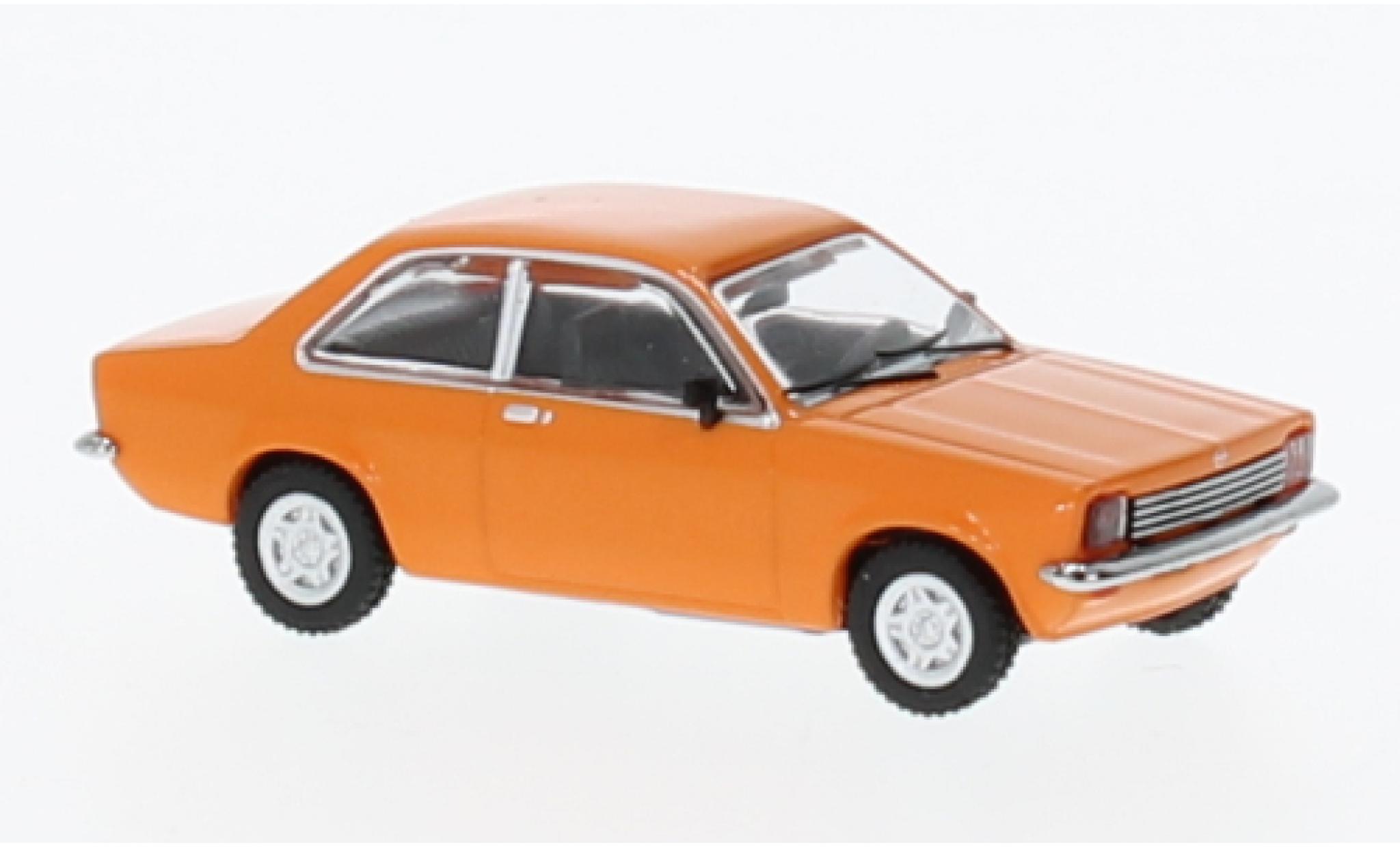 Opel Kadett 1/87 Minichamps C orange 1973 diecast model cars