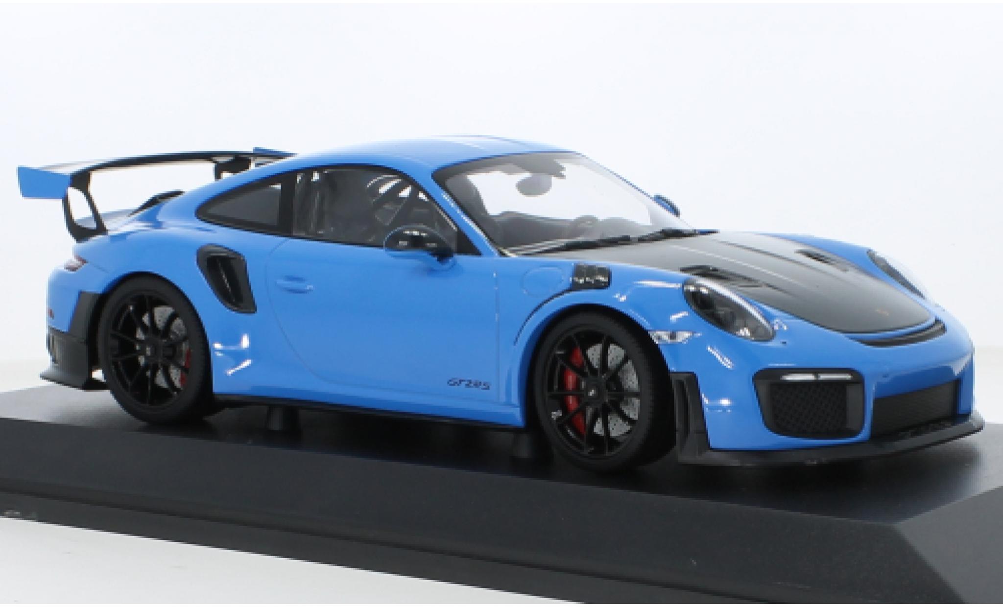 Porsche 991 GT2 RS 1/18 Minichamps 911 (.2) blue 2018 diecast model cars