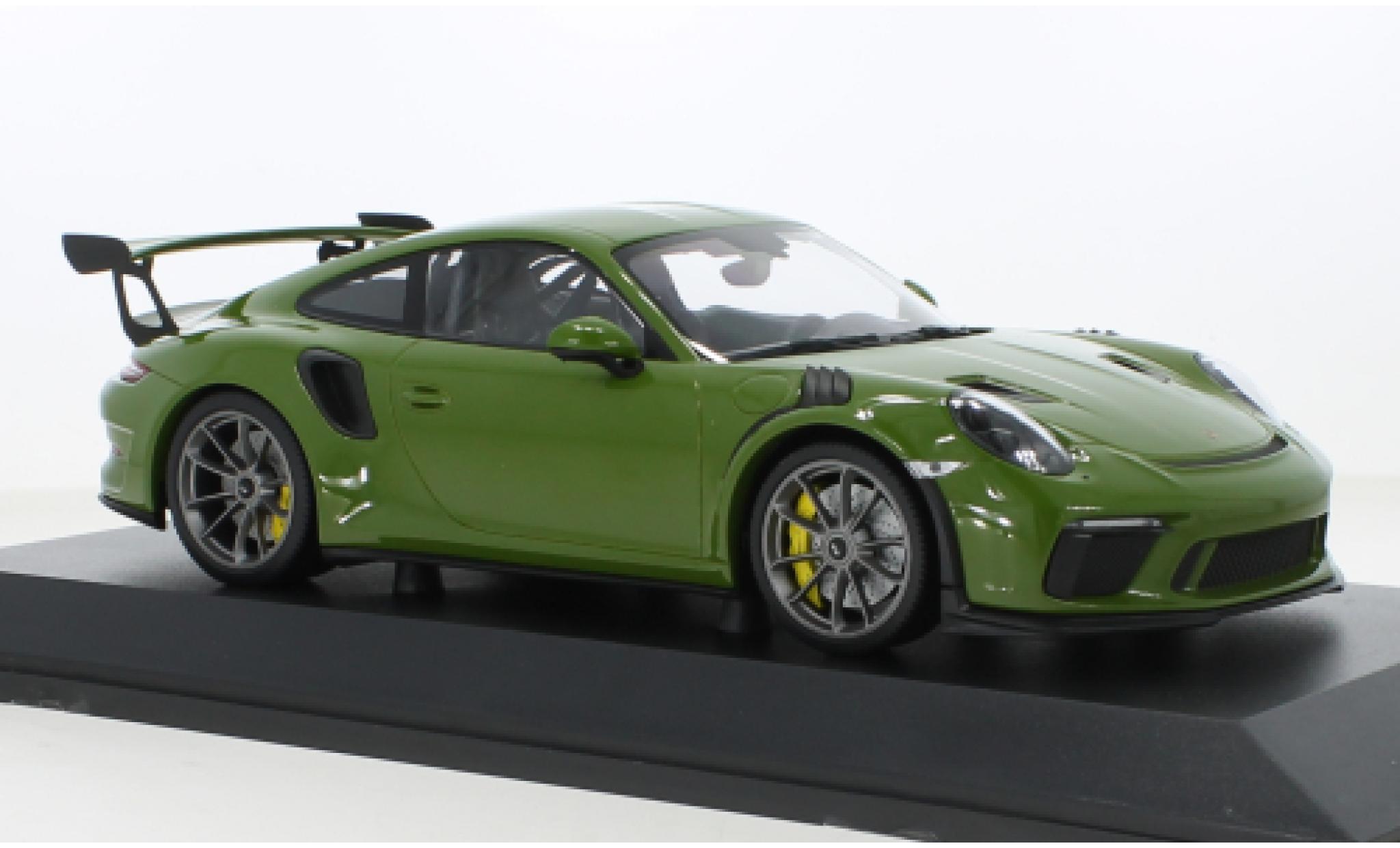 Porsche 992 GT3 R 1/18 Minichamps 911 (991.2) S green 2019 diecast model cars