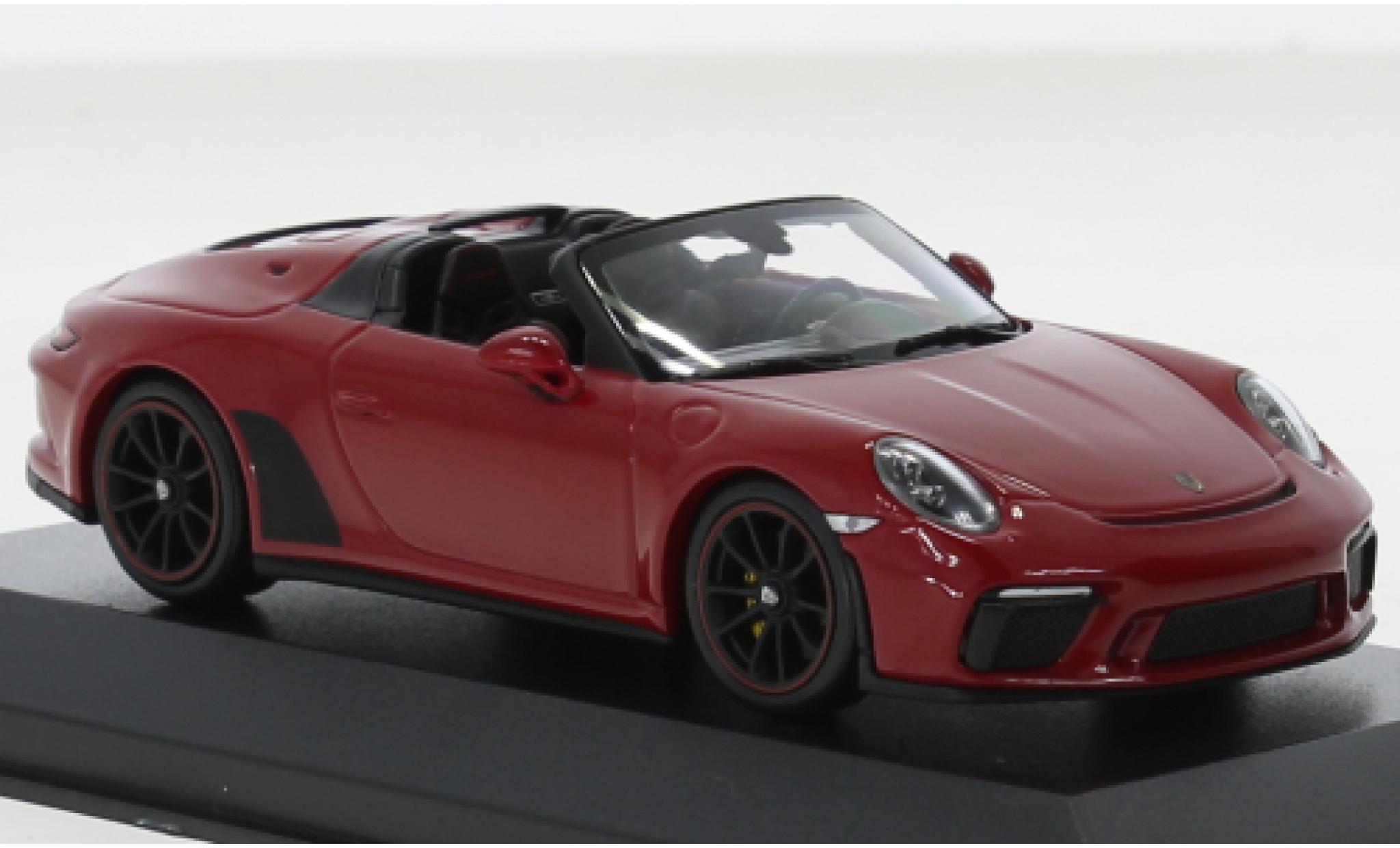 Porsche 992 Speedster 1/43 Minichamps 911 (991) red 2019 diecast model cars