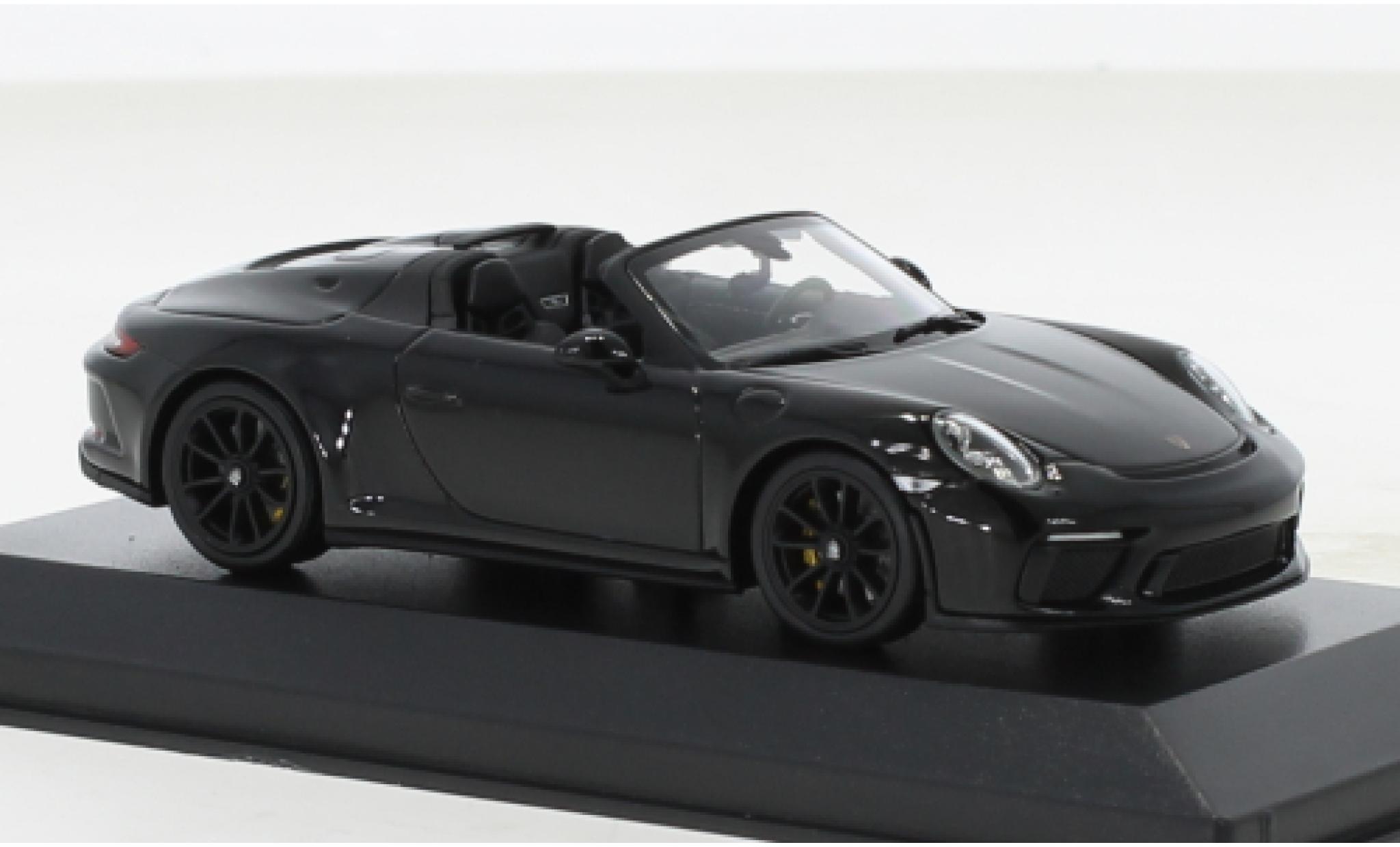 Porsche 992 Speedster 1/43 Minichamps 911 (991) black 2019 diecast model cars