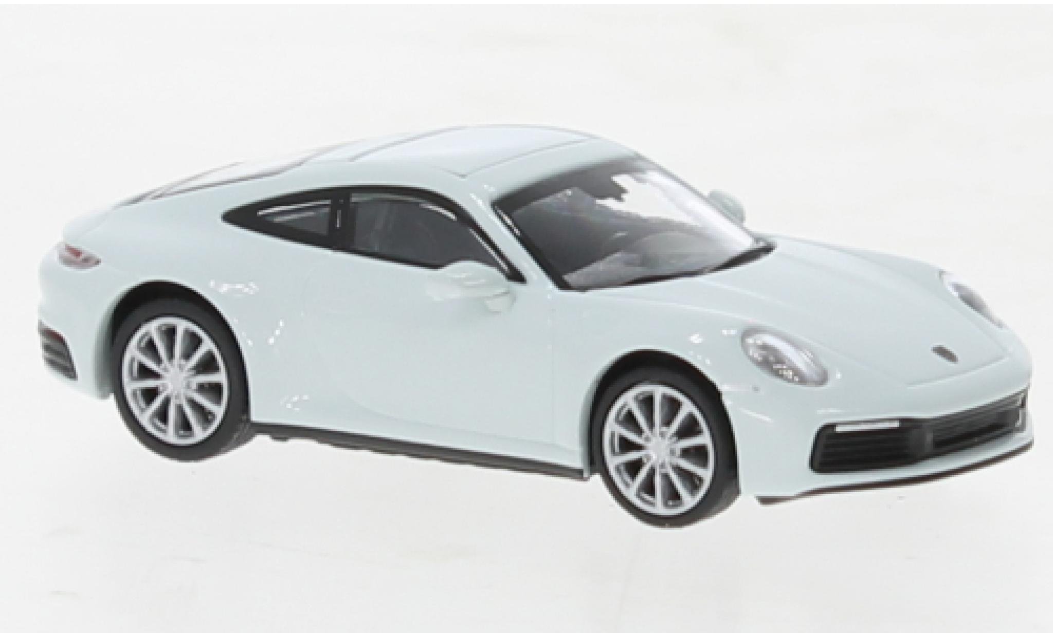 Porsche 992 4S 1/87 Minichamps 911  Carrera white 2019 diecast model cars