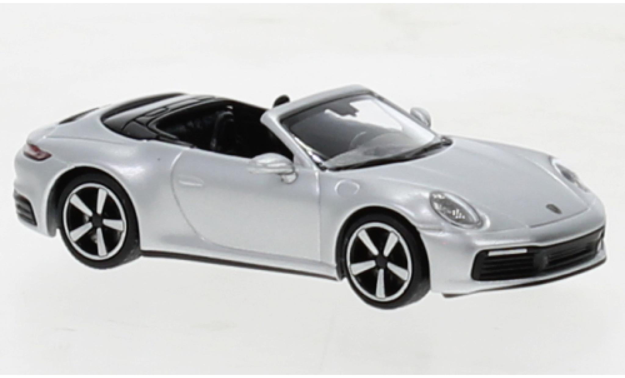 Porsche 992 4S 1/87 Minichamps 911  Carrera cabriolet d 2019 diecast model cars