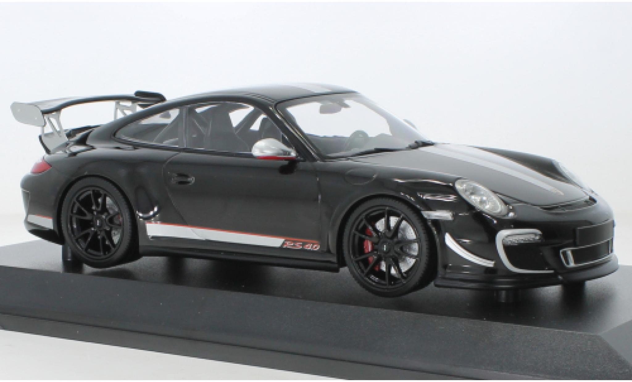 Porsche 991 GT3 RS 1/18 Minichamps 911 4.0 black/metallise d 2011 diecast model cars