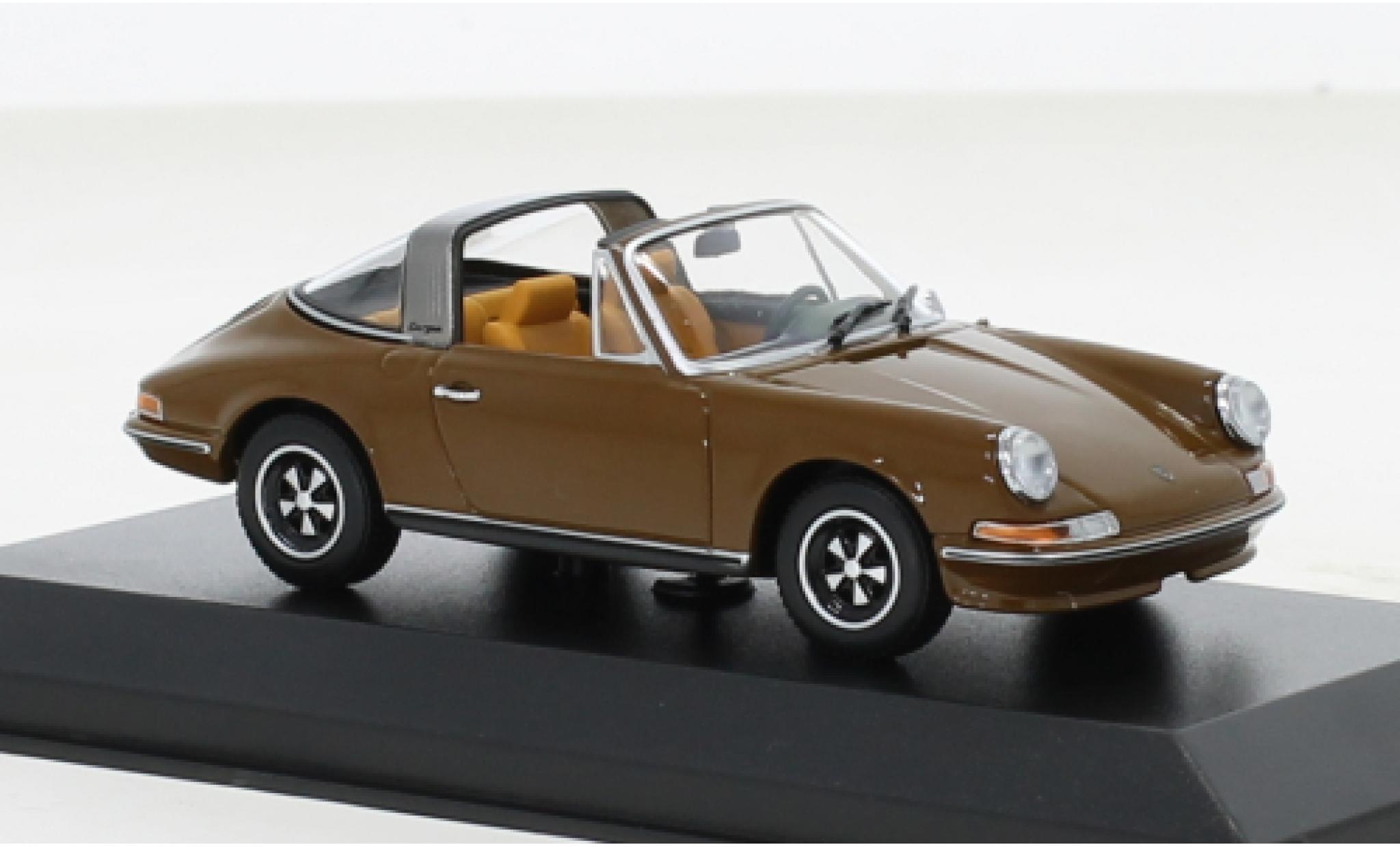 Porsche 911 1/43 Minichamps Targa S brown 1972 diecast model cars