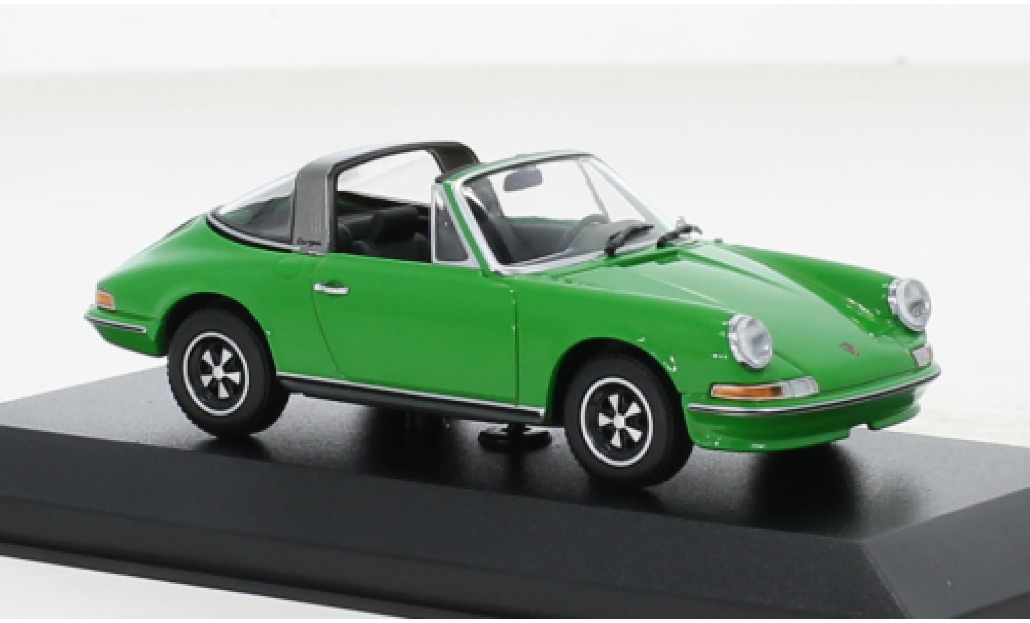 Porsche 911 1/43 Minichamps Targa S green 1972 diecast model cars