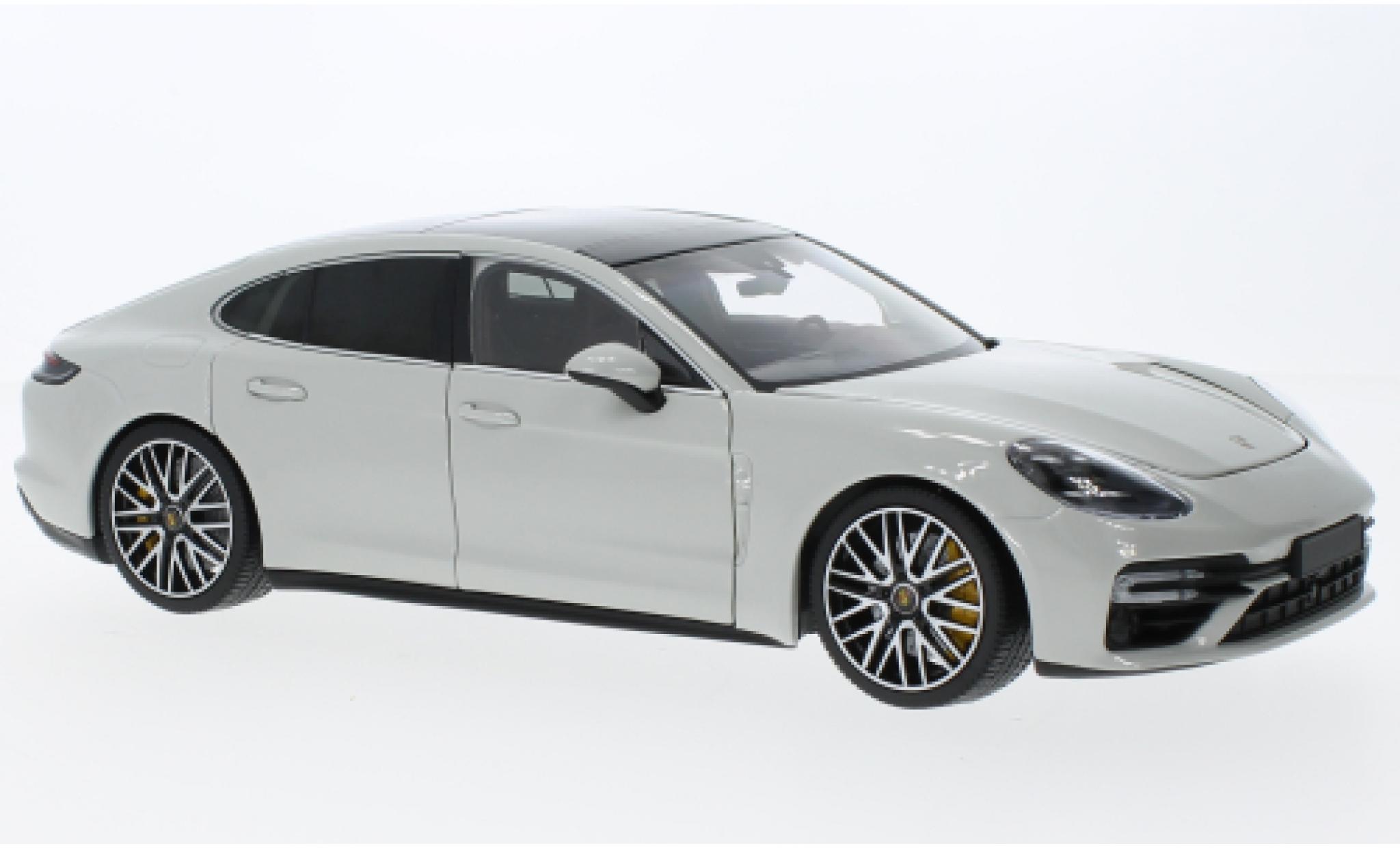 Porsche Panamera Turbo S 1/18 Minichamps grey clair 2020 diecast model cars