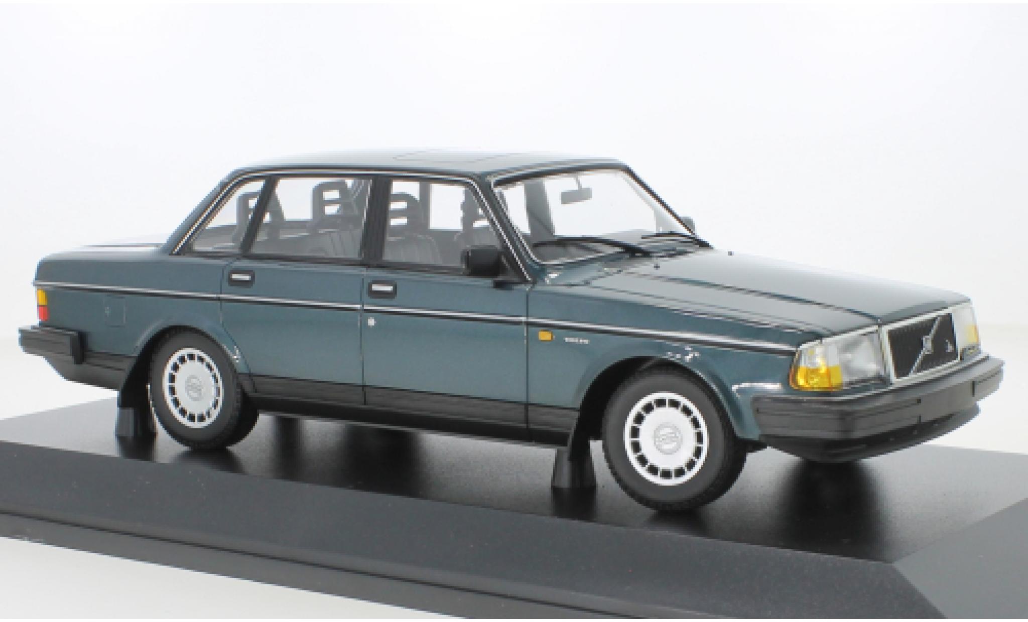 Volvo 240 1/18 Minichamps GL metallise turquoise 1986 diecast model cars